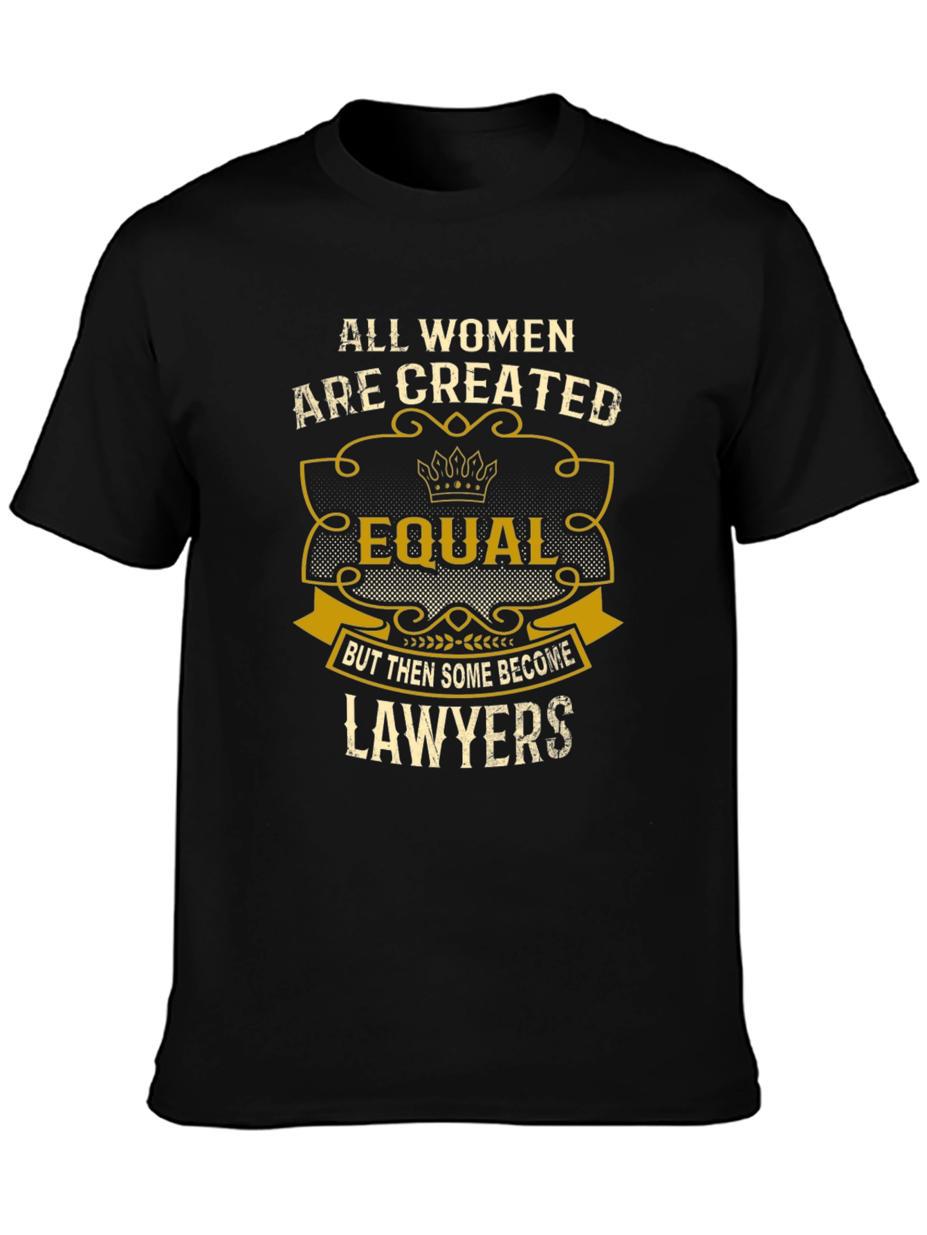 All Women Lawyers Black T-Shirt