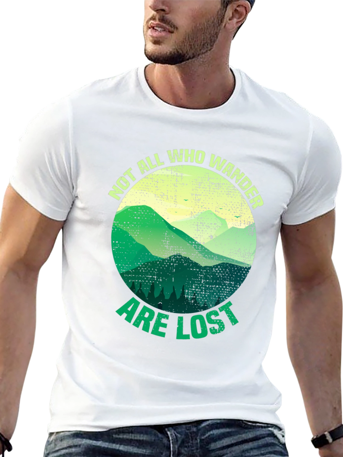 Wanderlust T-Shirt - Not All Who Wander Are Lost
