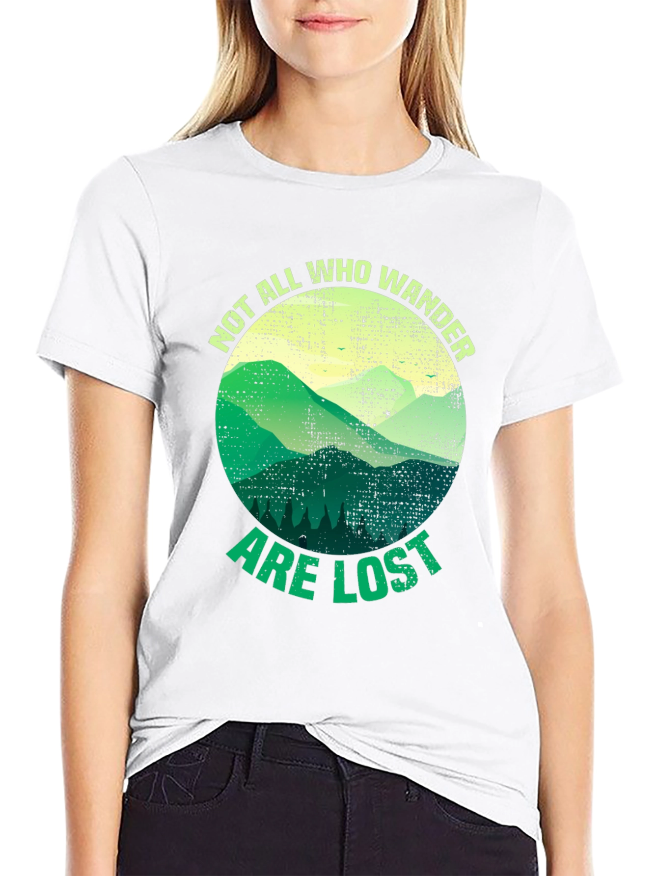 Wanderlust T-Shirt - Not All Who Wander Are Lost