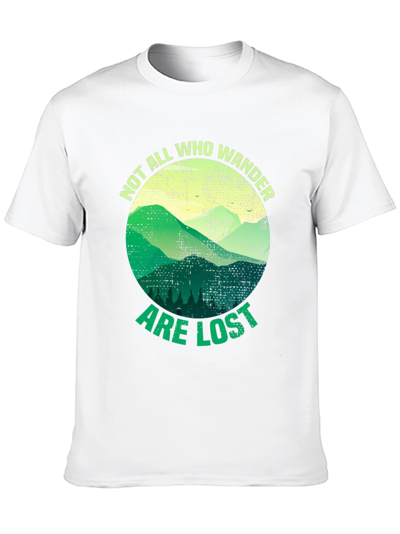 Wanderlust T-Shirt - Not All Who Wander Are Lost