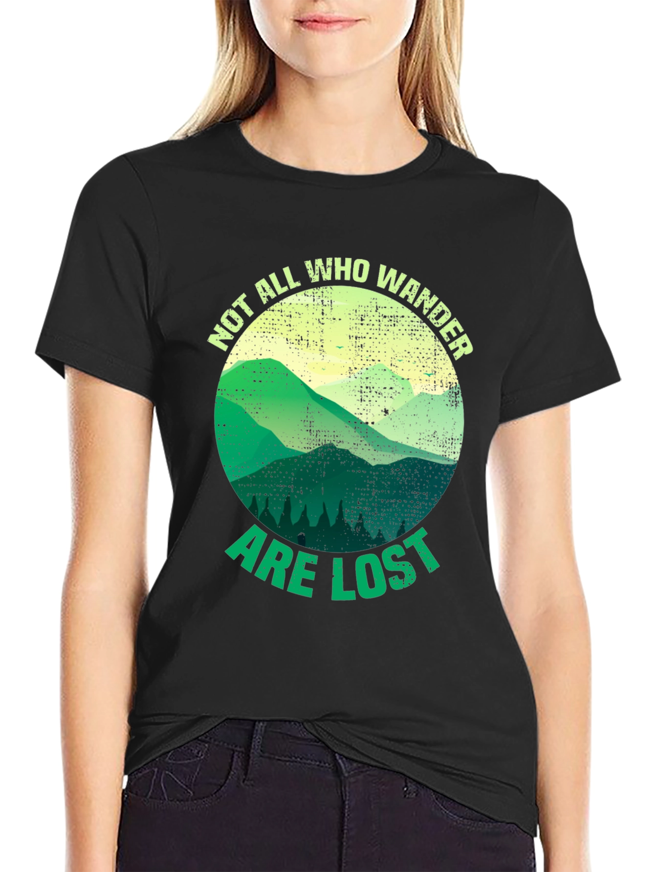 Wanderlust T-Shirt - Not All Who Wander Are Lost