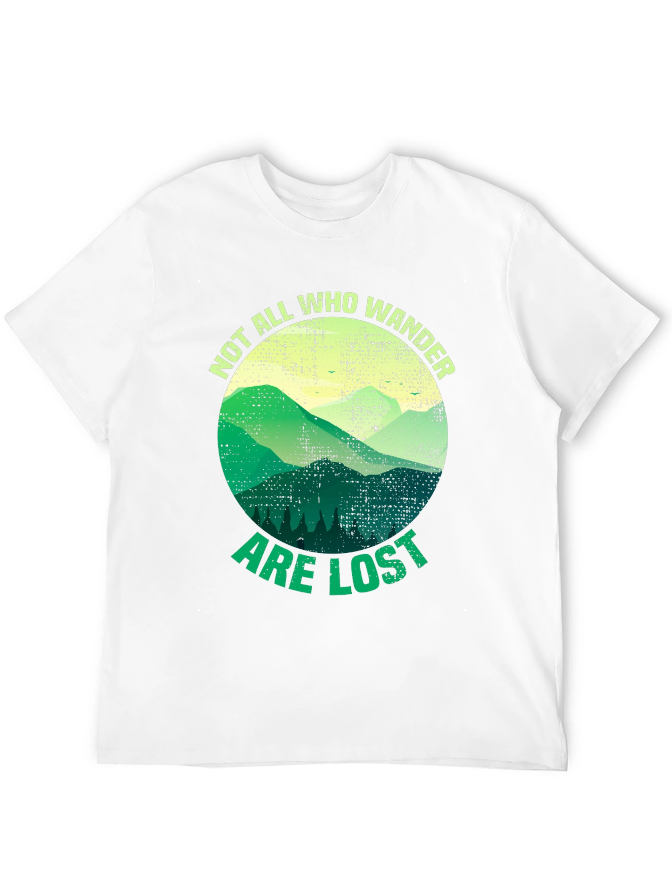 Wanderlust T-Shirt - Not All Who Wander Are Lost