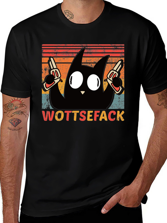 Wottsefack Cat with Guns T-Shirt