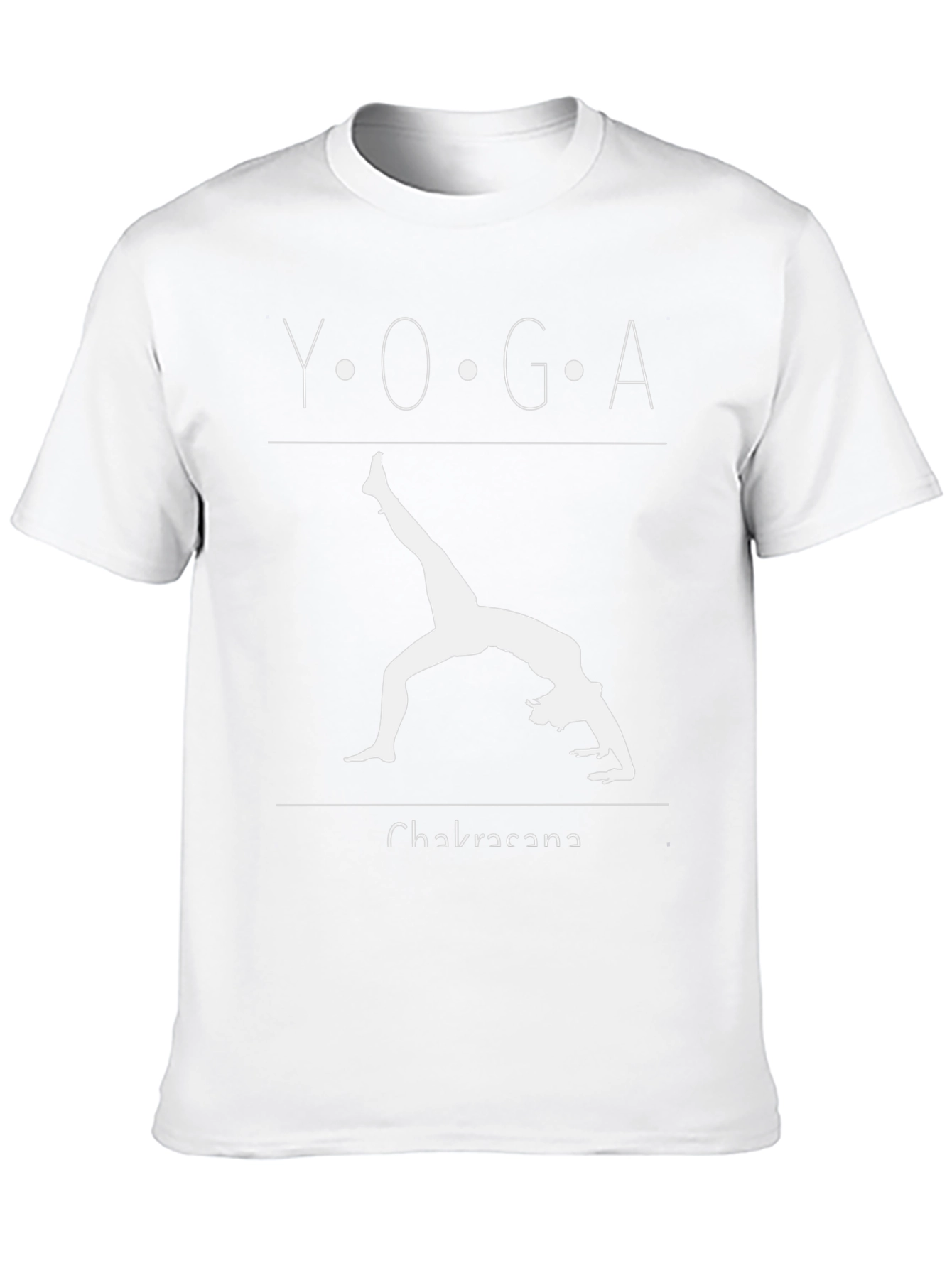 Yoga Chakrasana Black Graphic Tee
