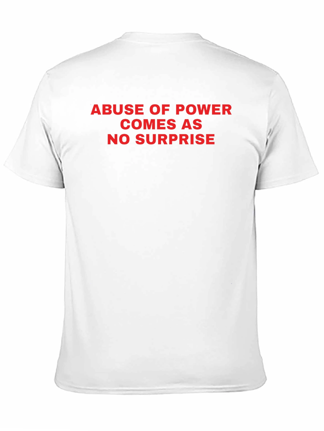 Abuse of Power Statement Tee - Black