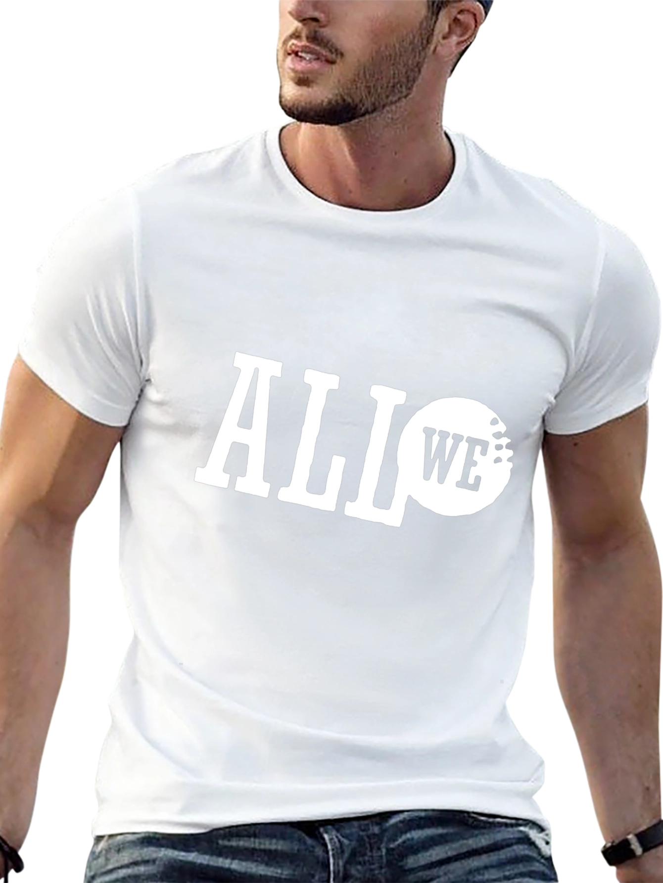 All We Do Is Golf Black Graphic Tee