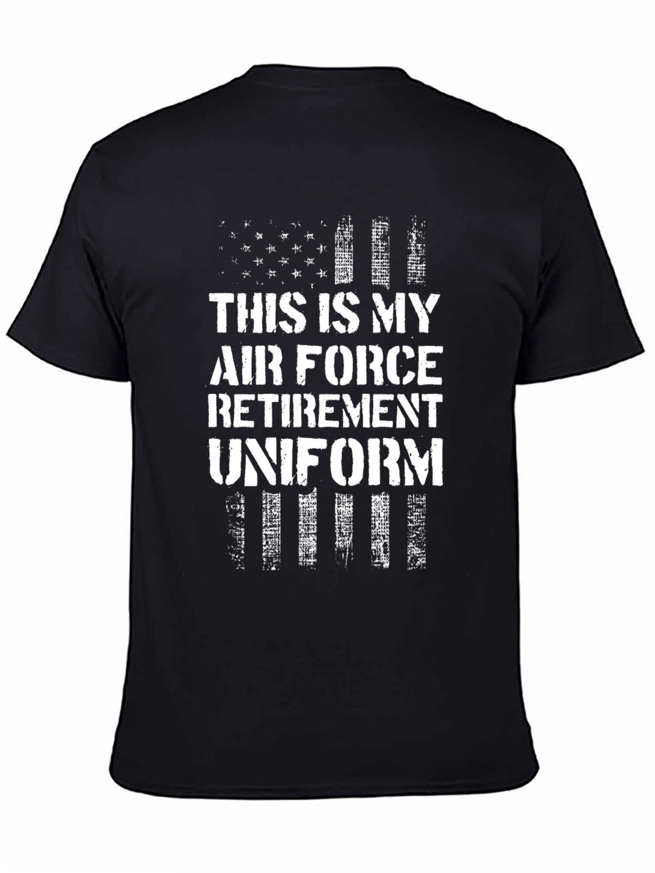 Air Force Retirement Uniform Graphic T-Shirt
