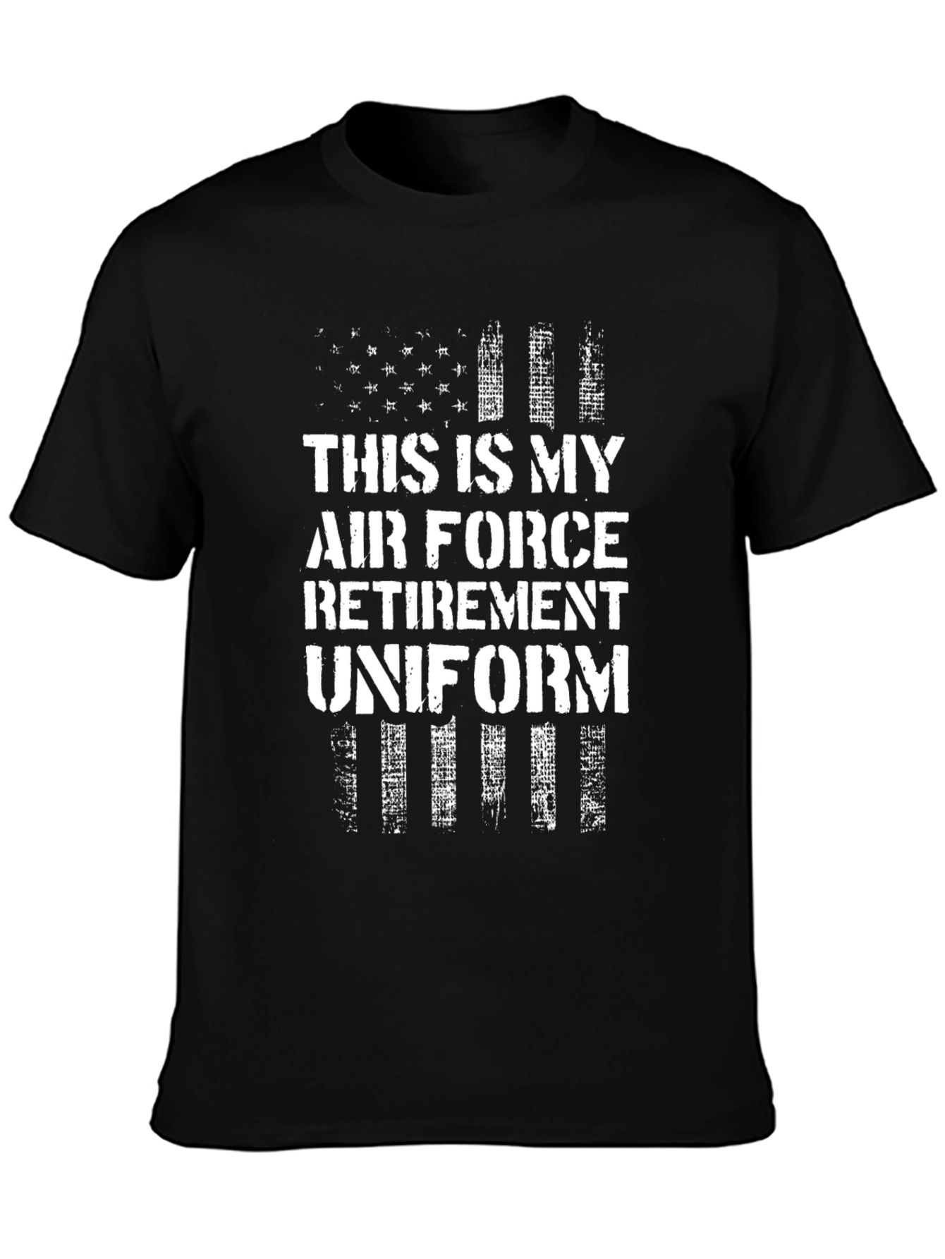 Air Force Retirement Uniform Graphic T-Shirt