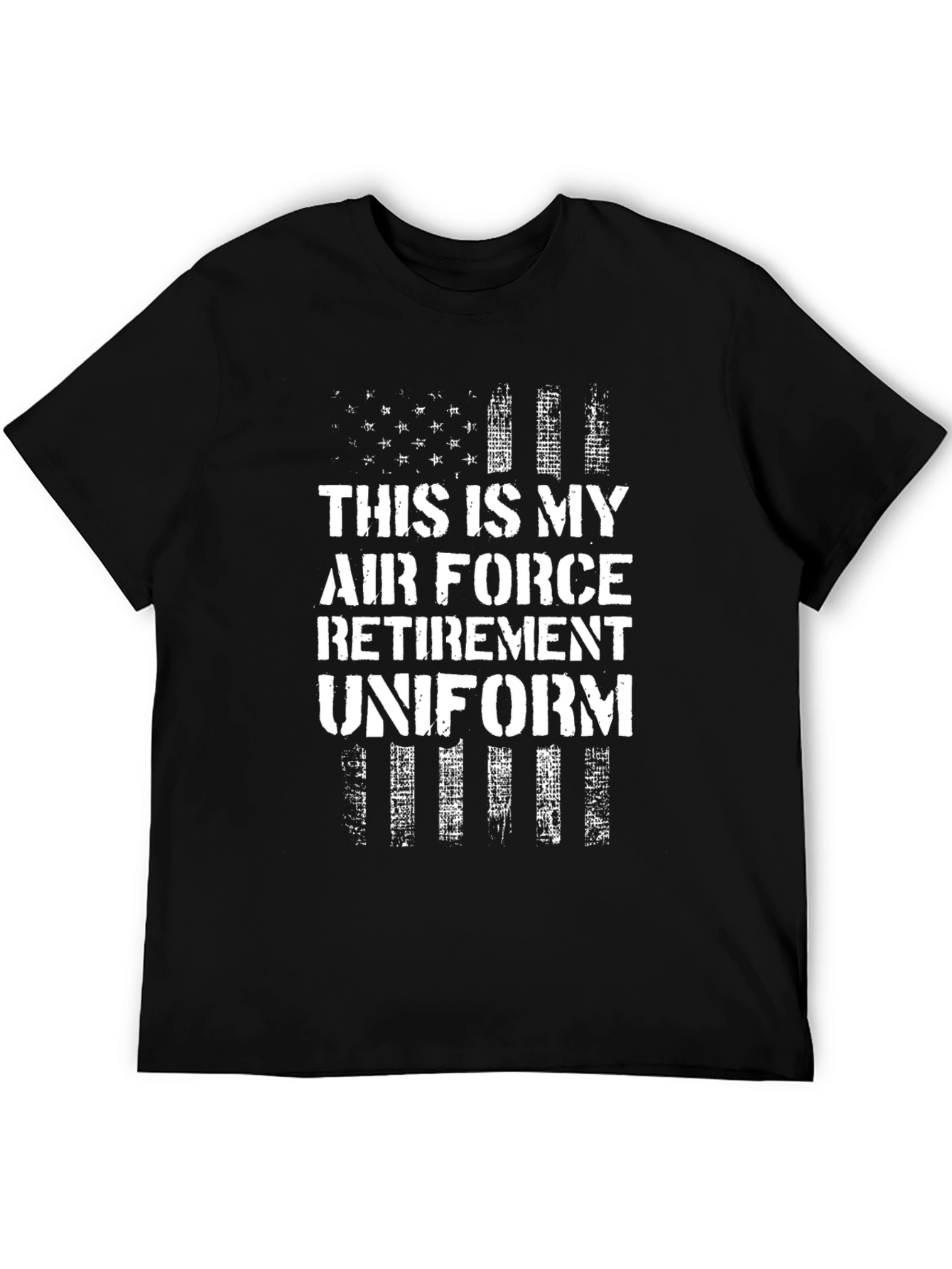 Air Force Retirement Uniform Graphic T-Shirt