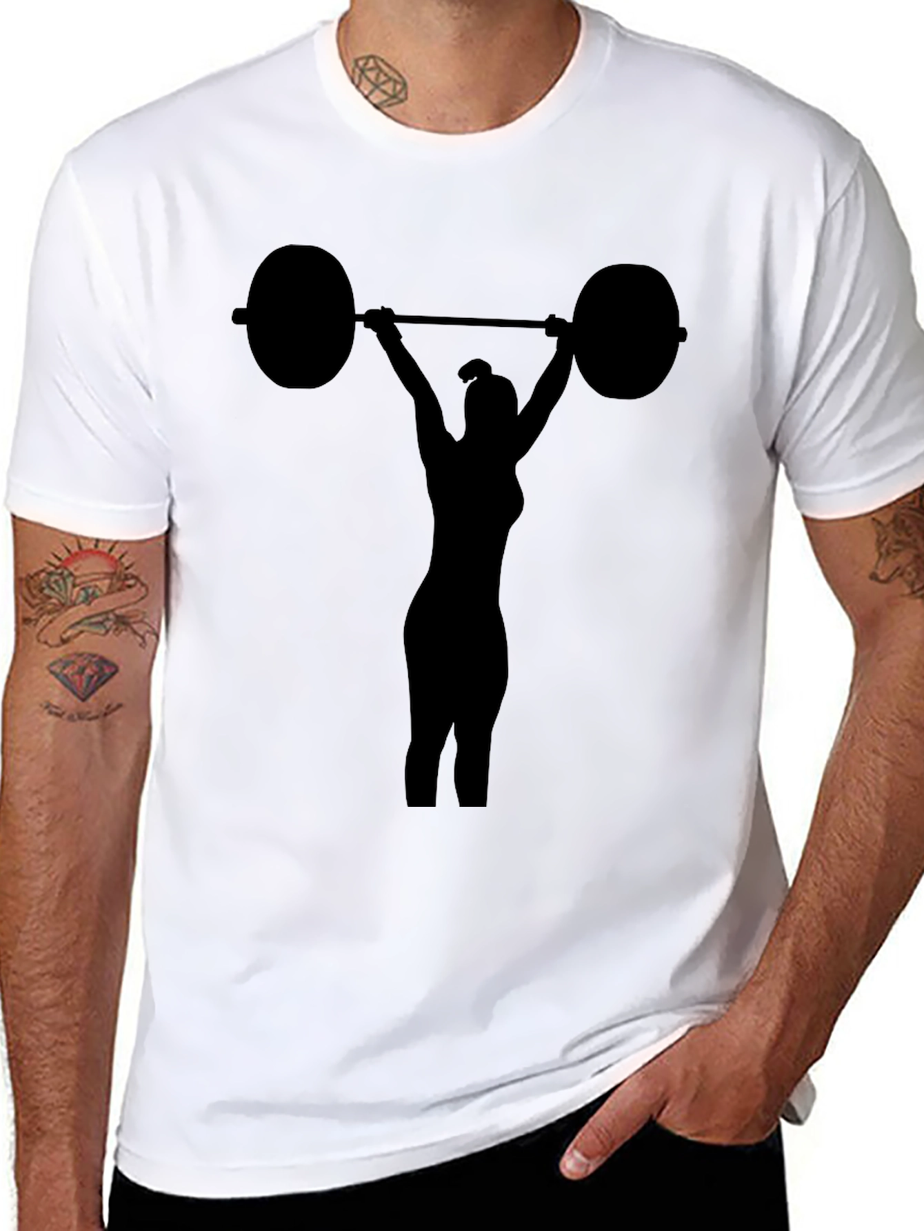 Weightlifting Silhouette T-Shirt