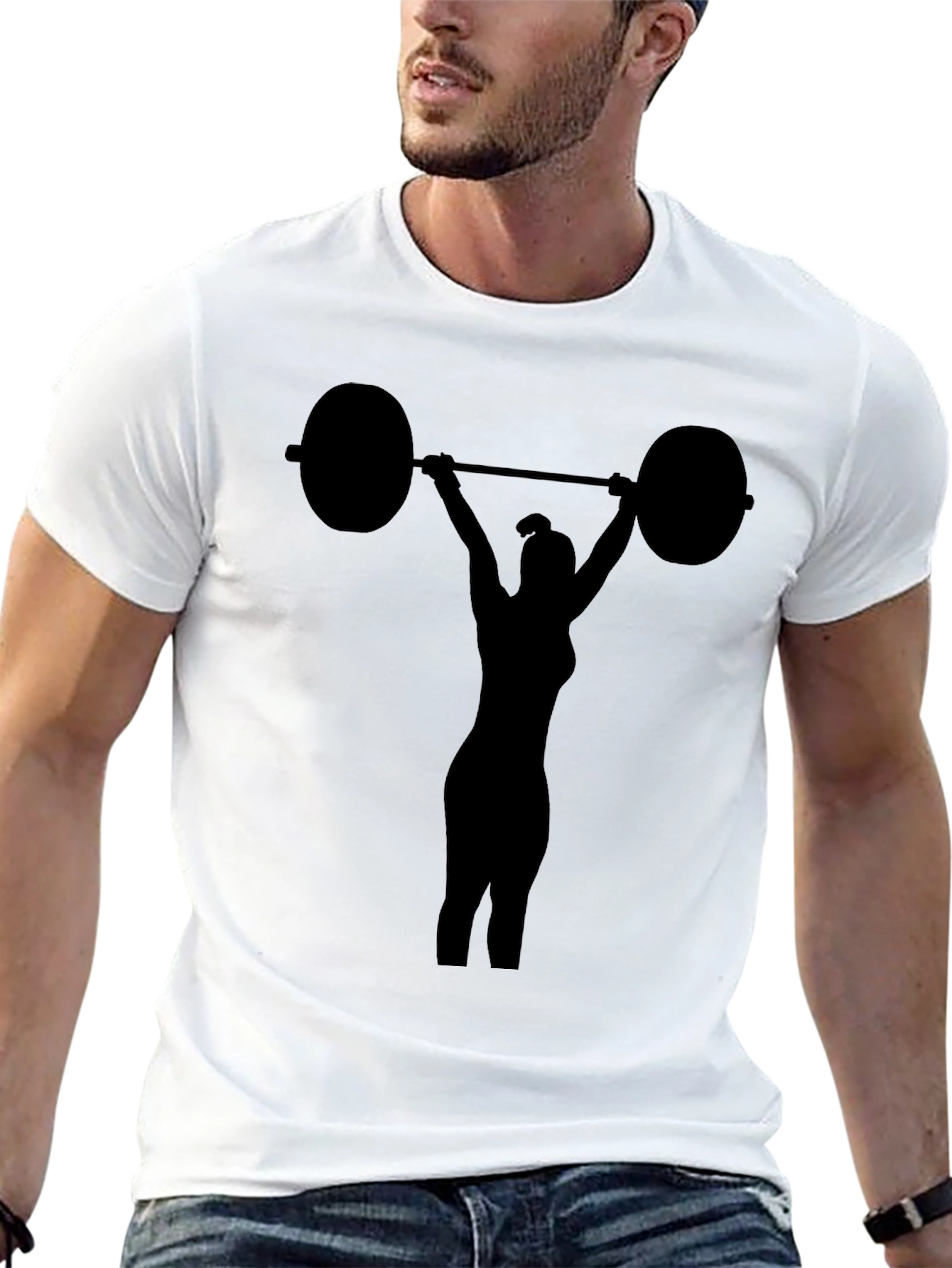Weightlifting Silhouette T-Shirt