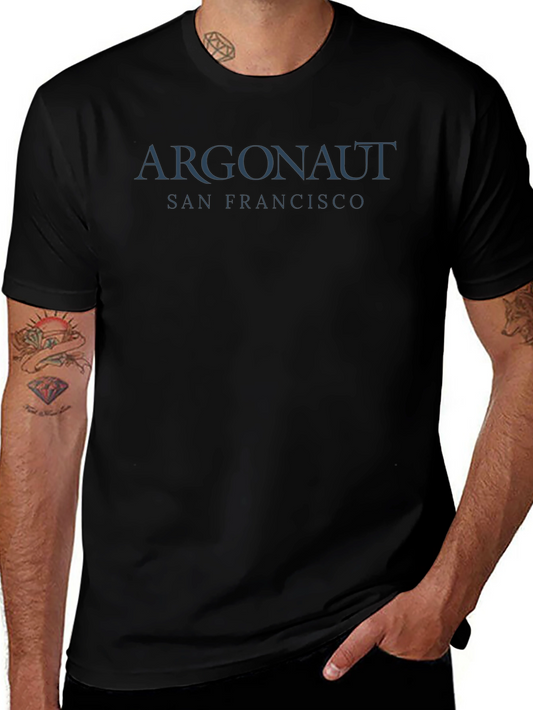 Argonaut San Francisco Black Cotton T-Shirt