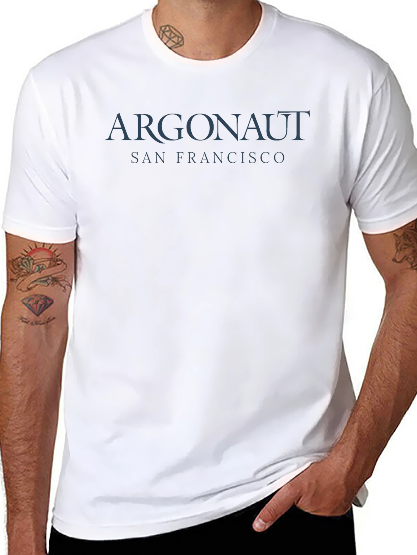Argonaut San Francisco Black Cotton T-Shirt