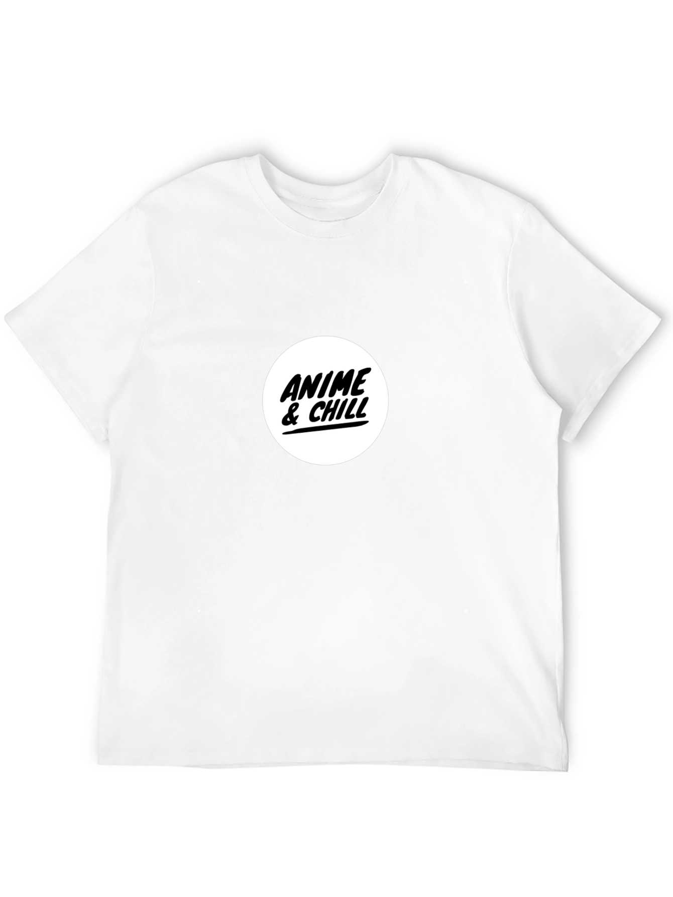 Anime & Chill Black T-Shirt