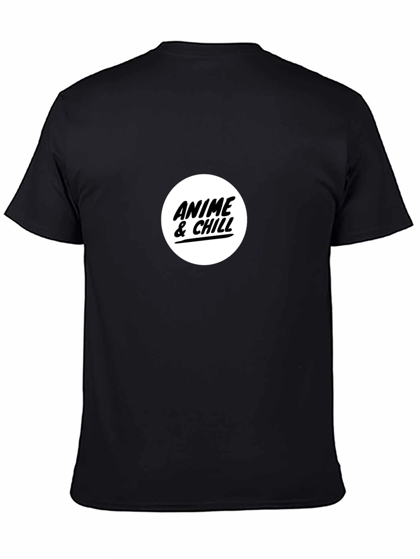 Anime & Chill Black T-Shirt