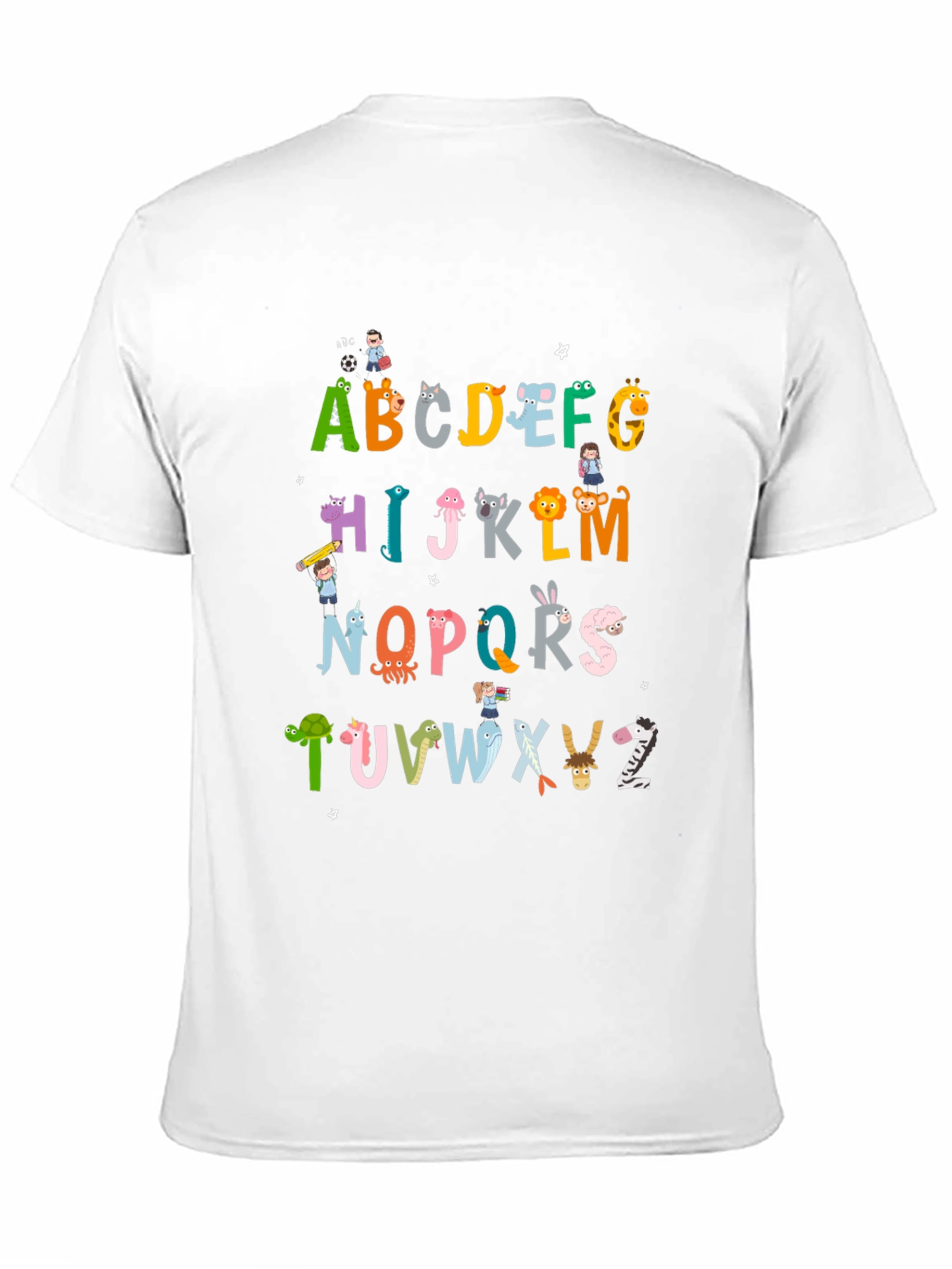 Alphabet Animal Print T-Shirt - Fun & Educational