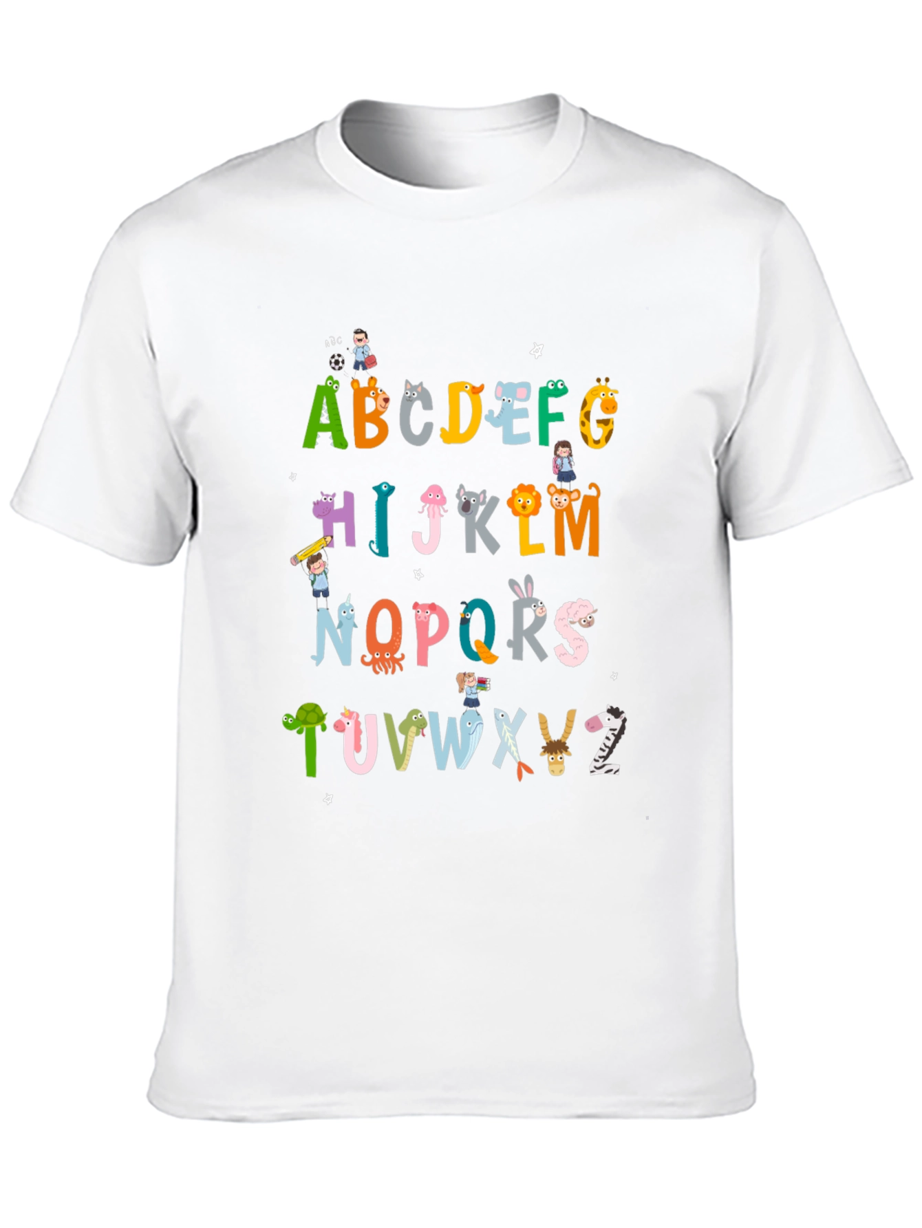 Alphabet Animal Print T-Shirt - Fun & Educational