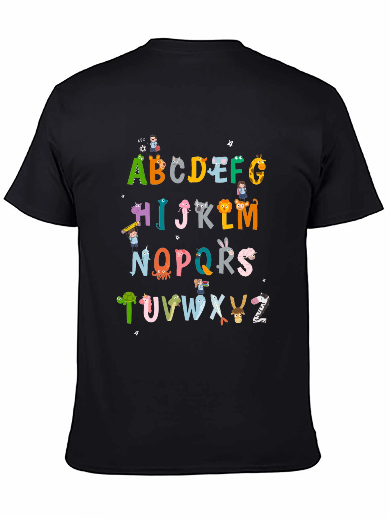 Alphabet Animal Print T-Shirt - Fun & Educational