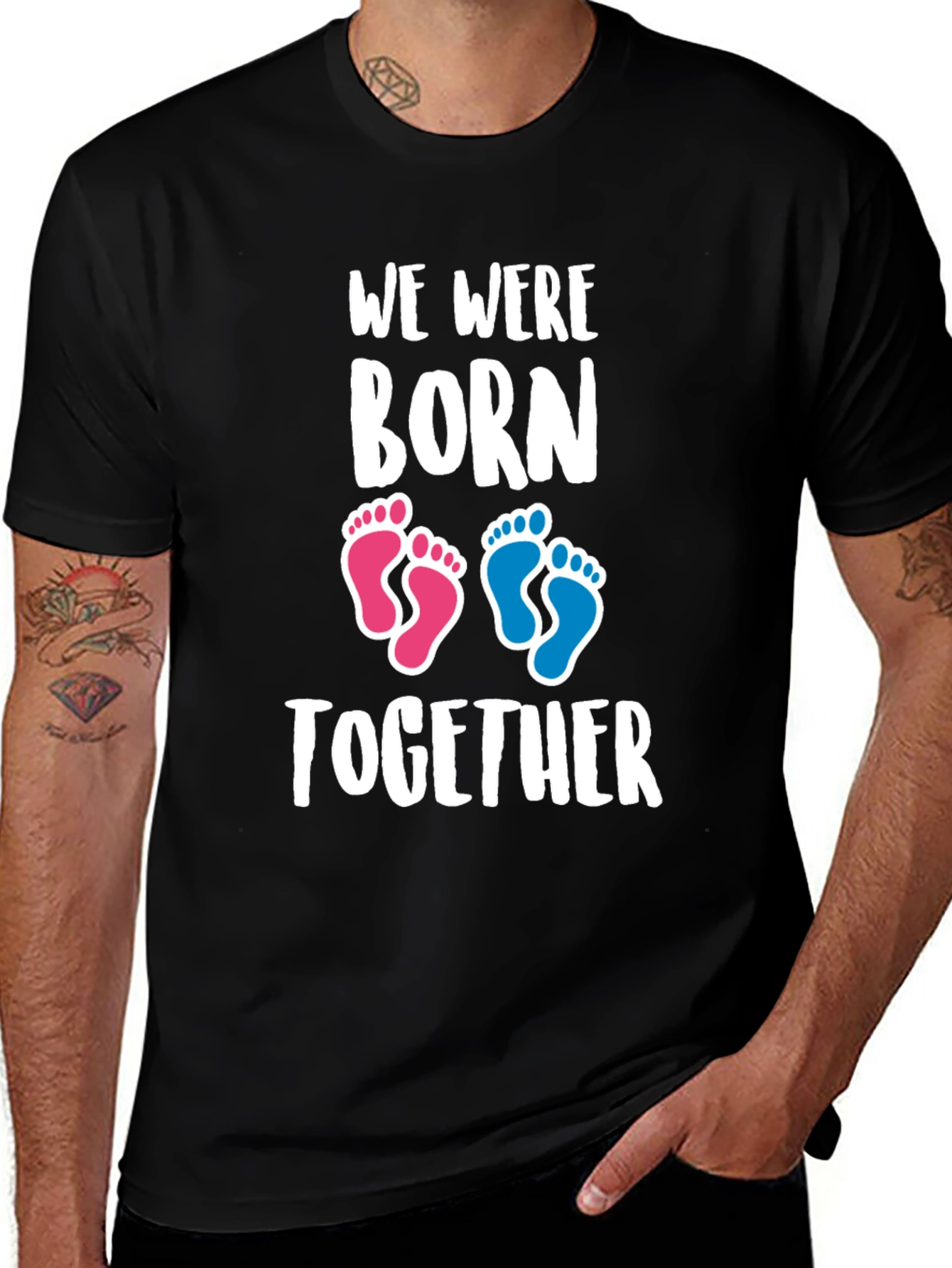 We Were Born Together Twin Unisex T-Shirt