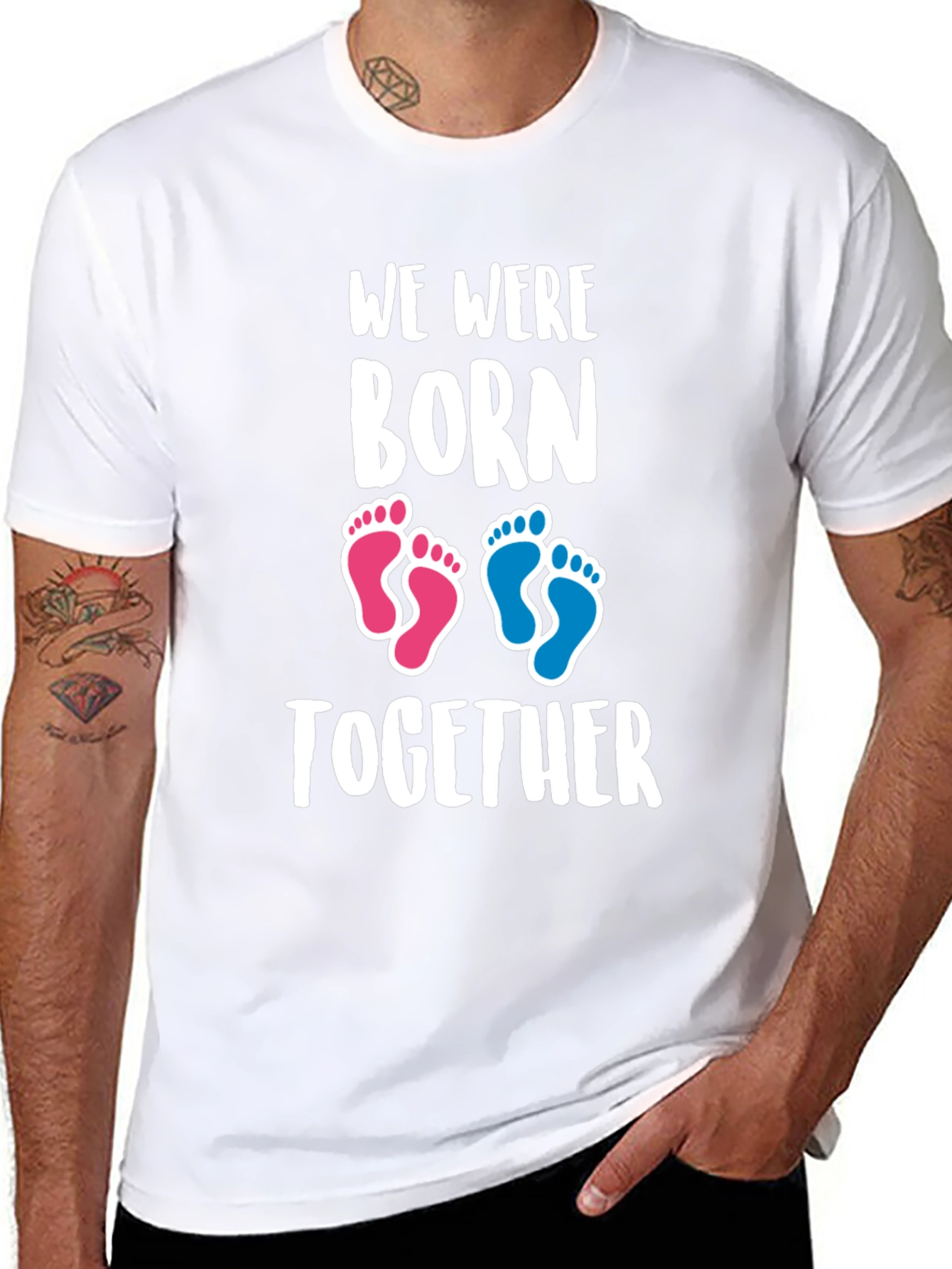 We Were Born Together Twin Unisex T-Shirt