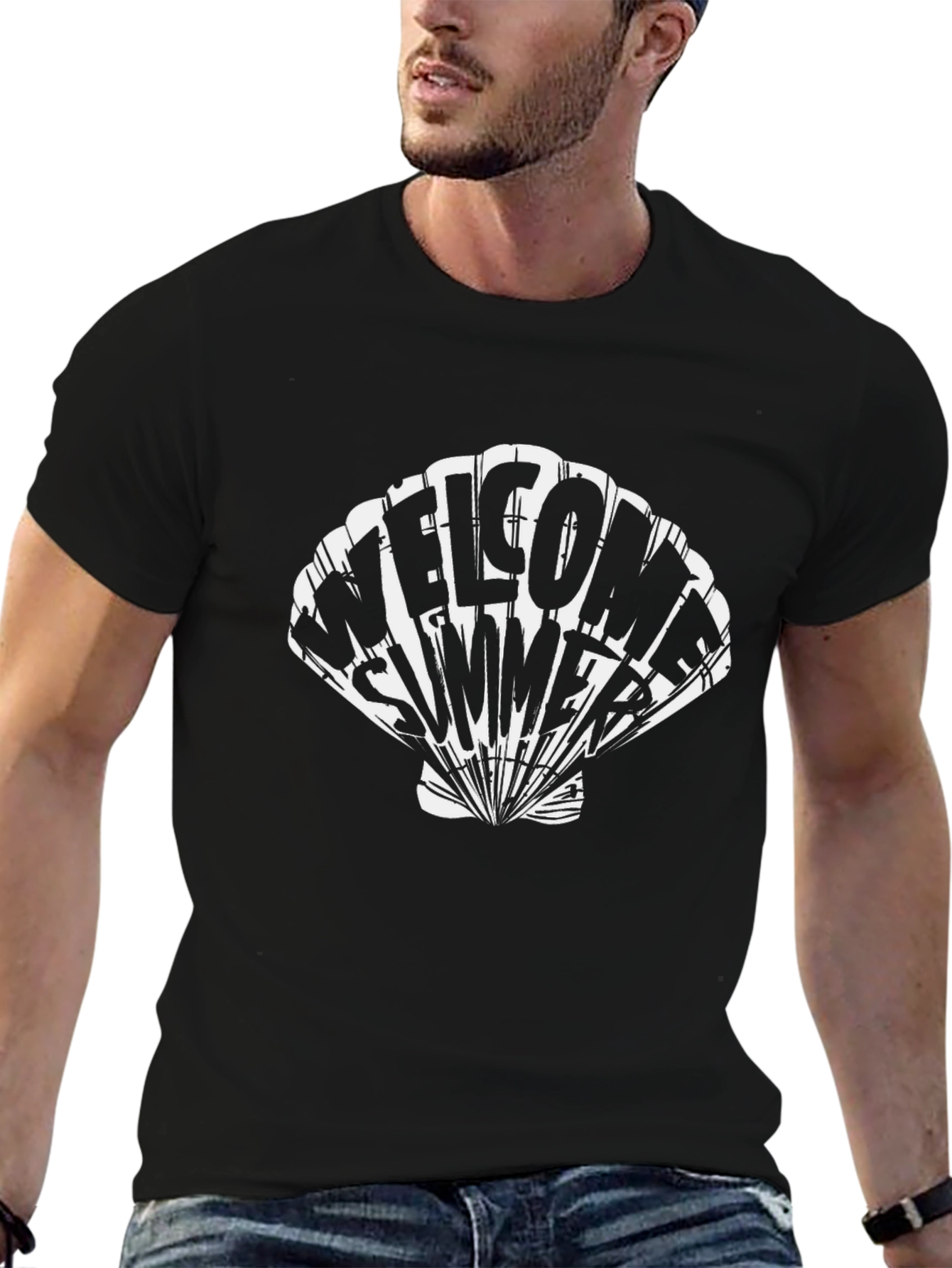 Welcome Summer Black T-Shirt