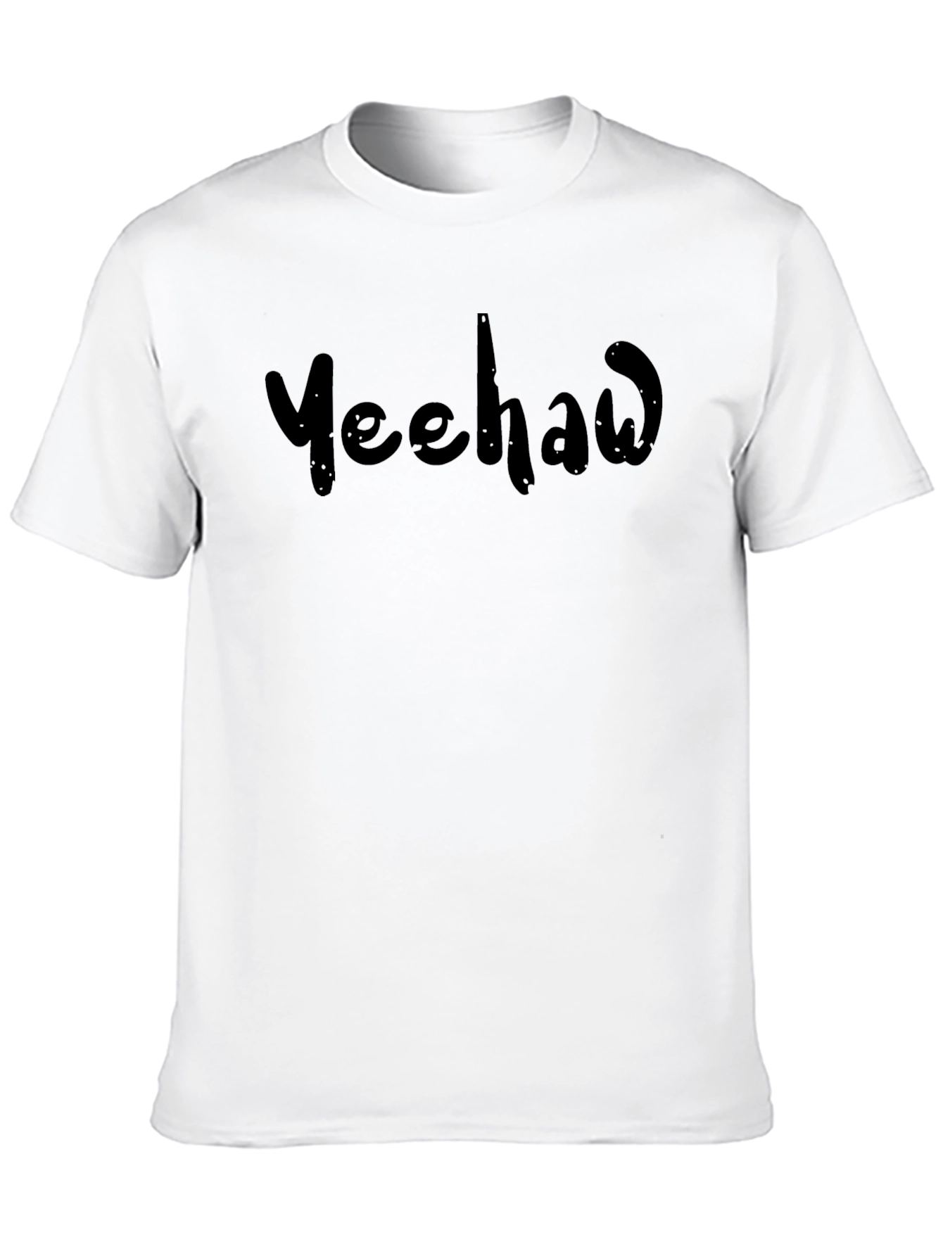 Yeehaw Graphic T-Shirt - Casual Short Sleeve Tee