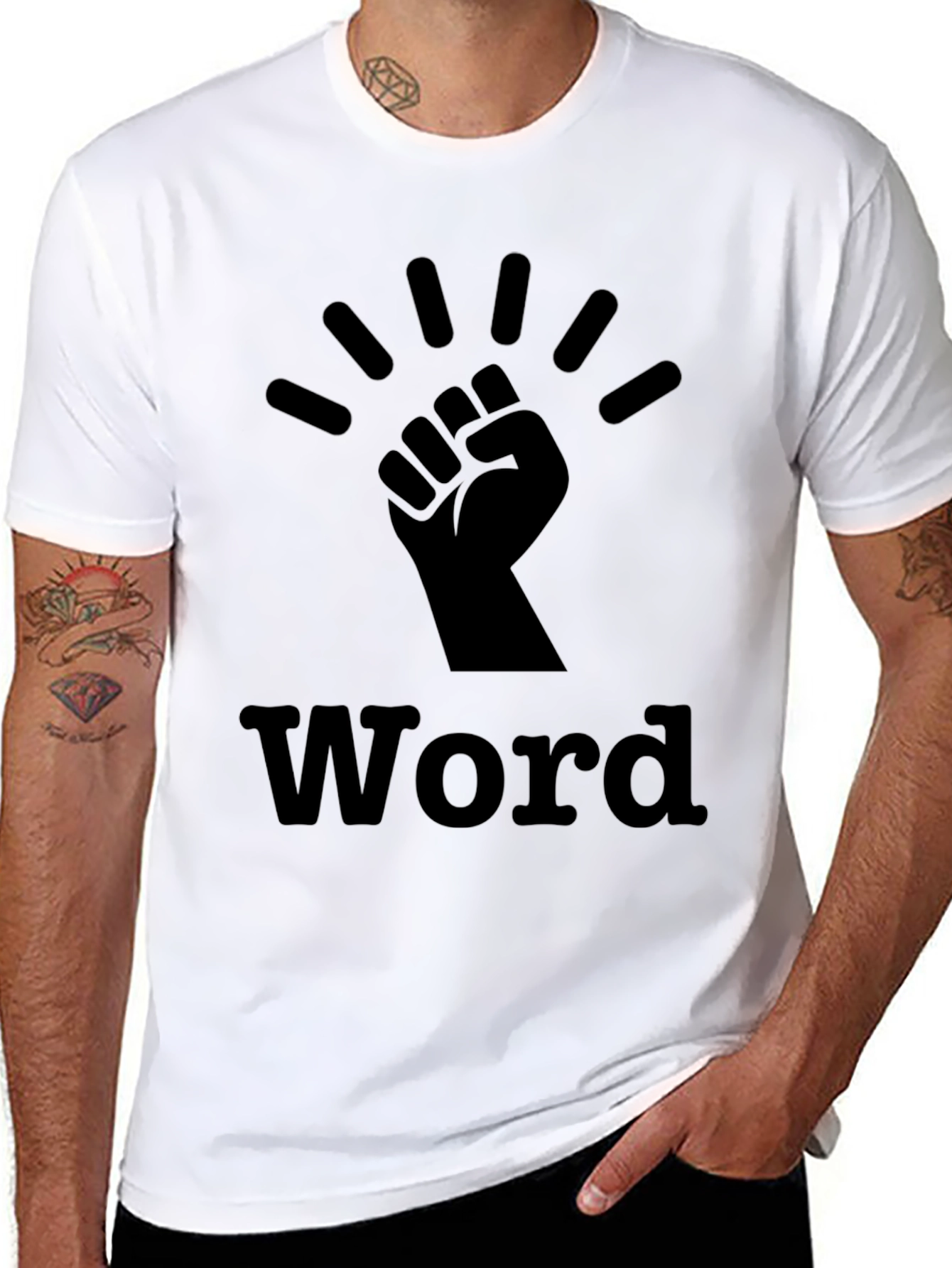 Word Black T-Shirt