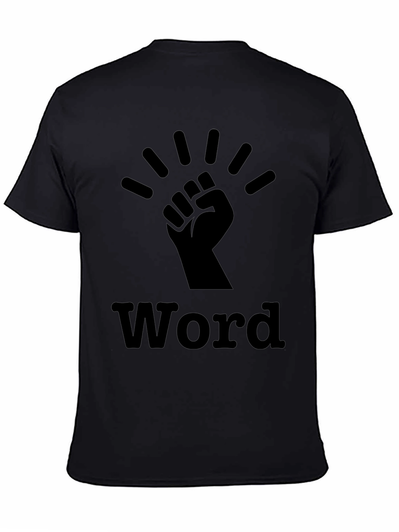 Word Black T-Shirt
