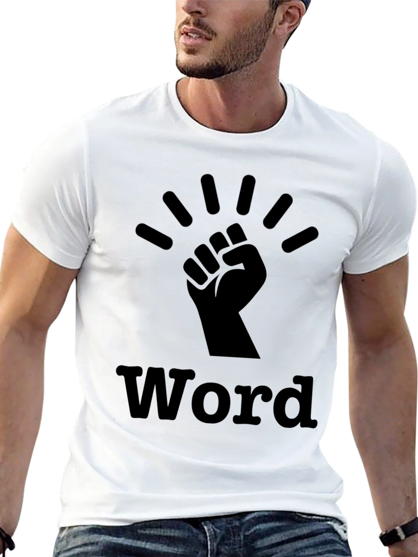 Word Black T-Shirt
