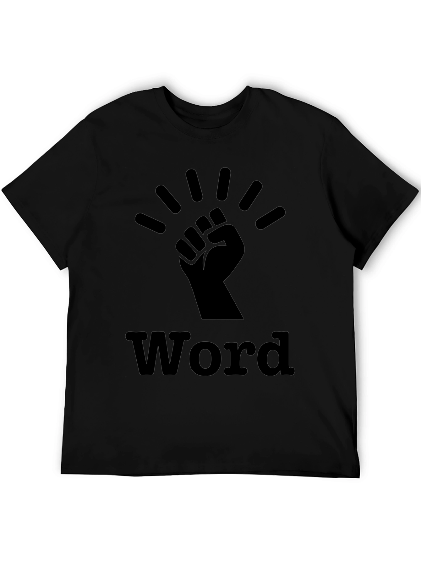 Word Black T-Shirt