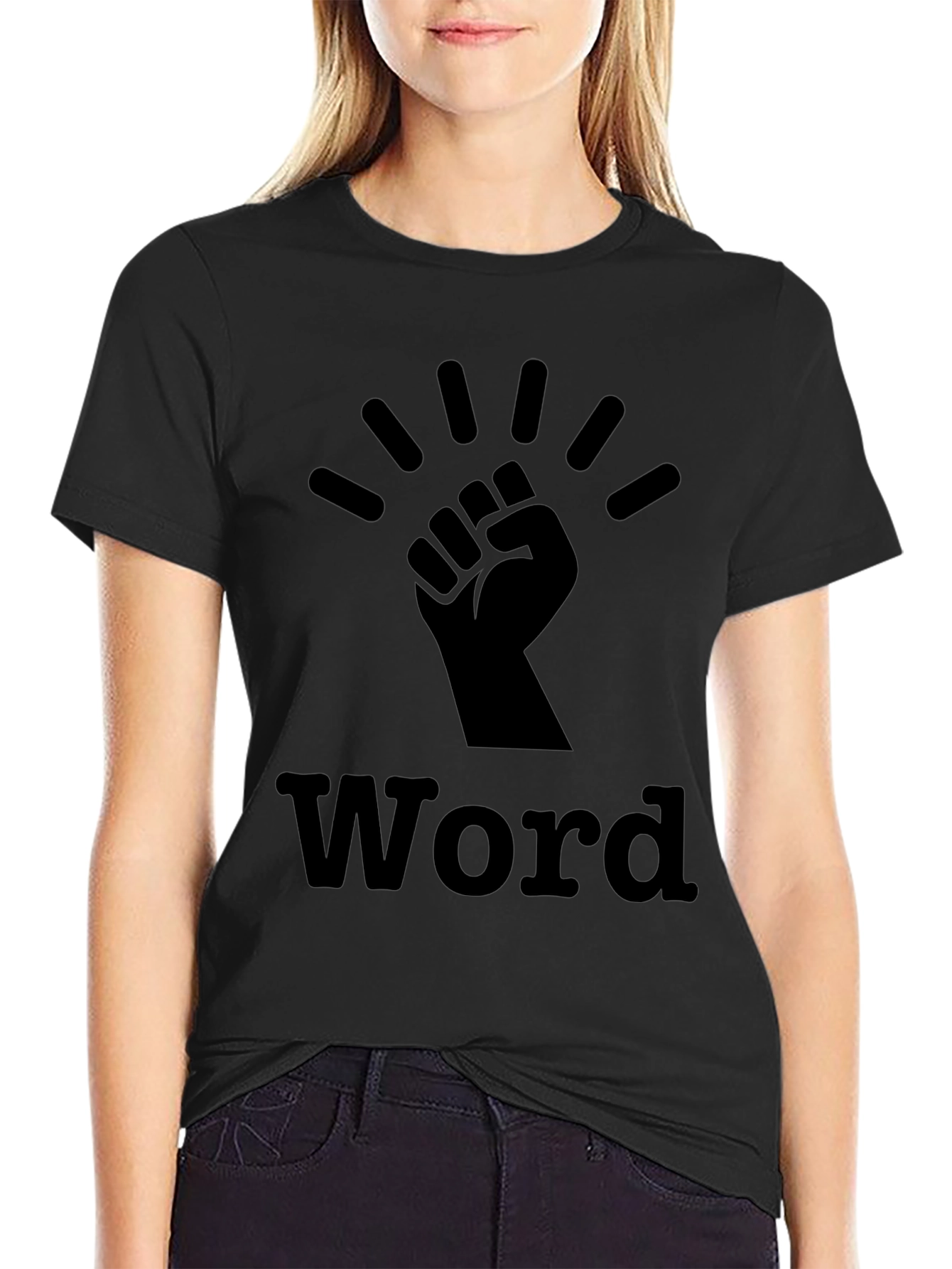 Word Black T-Shirt