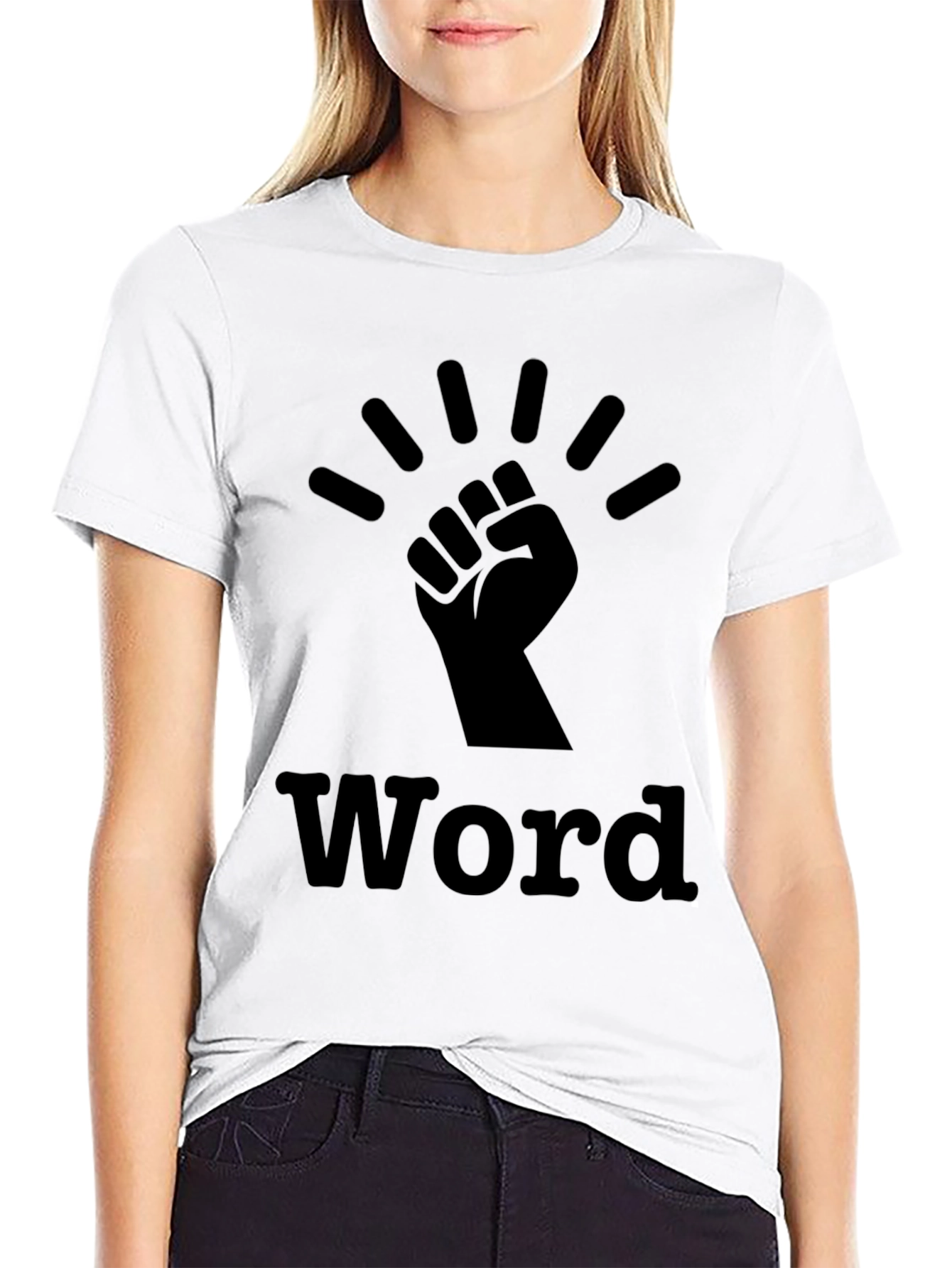 Word Black T-Shirt