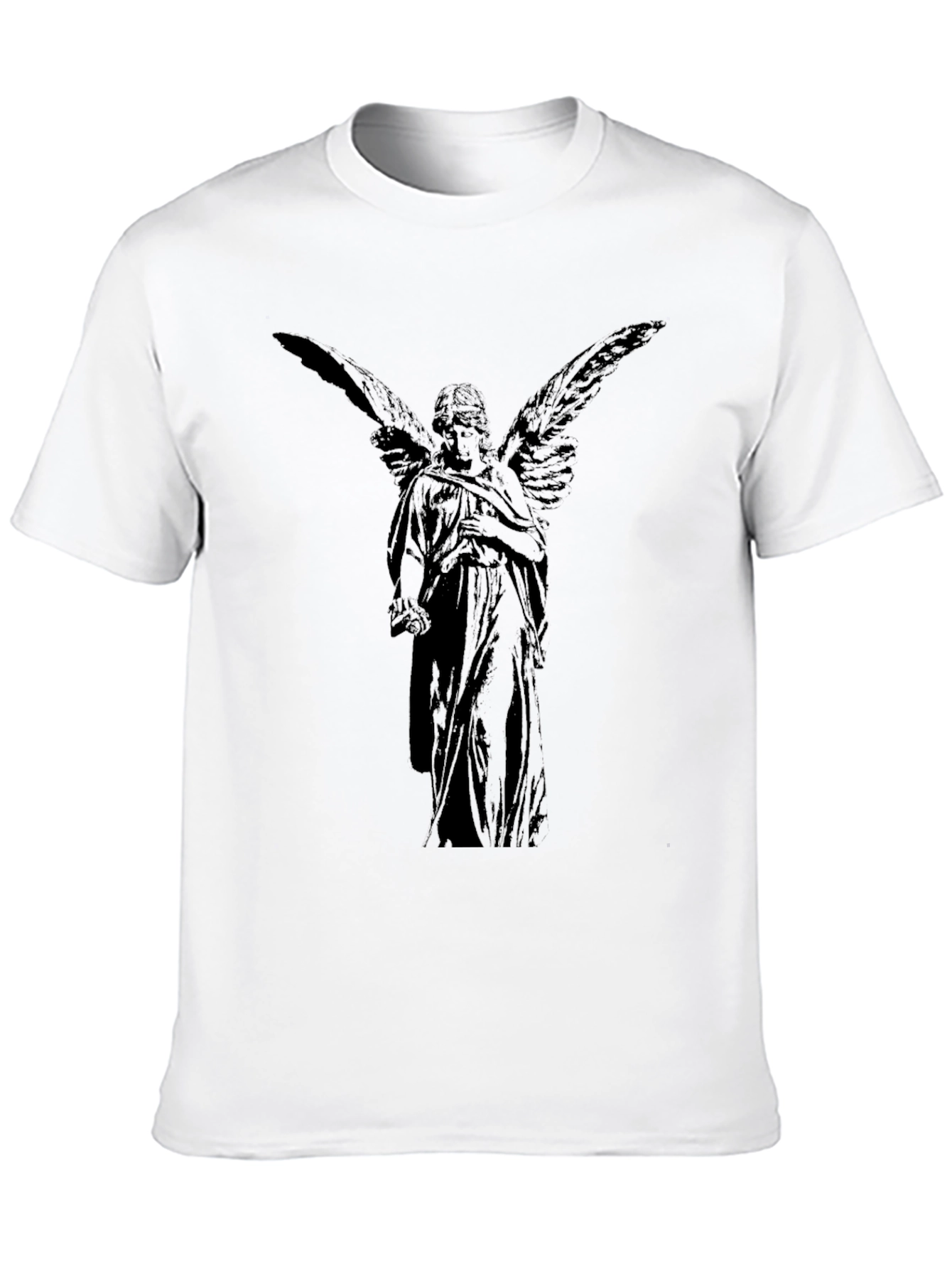 Angel Wings Graphic Black T-Shirt