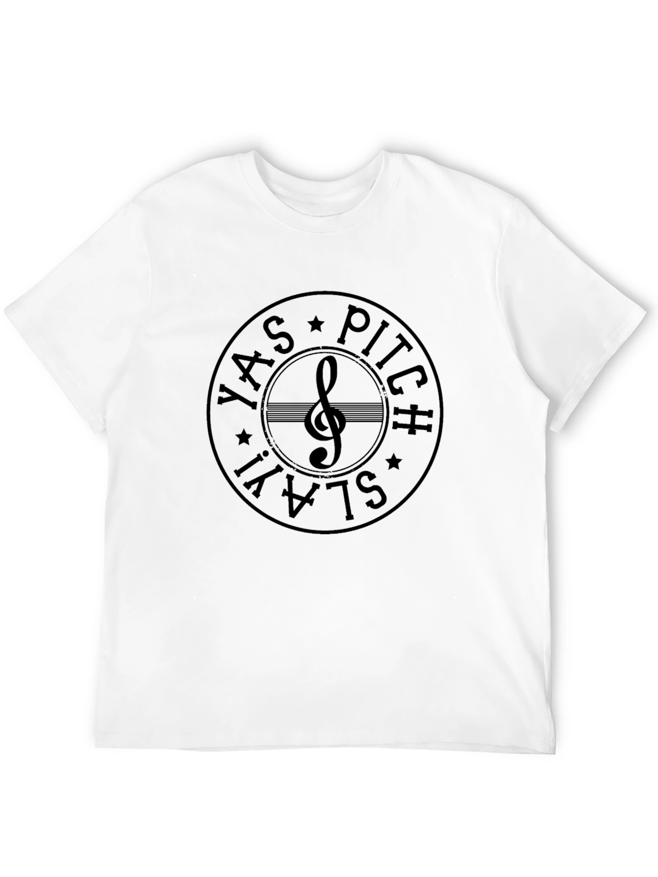 Yas Pitch Slay T-Shirt Music Note Tee
