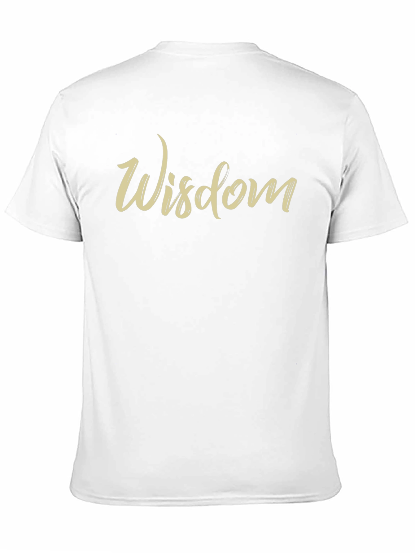 Wisdom Graphic Print Crew Neck T-Shirt