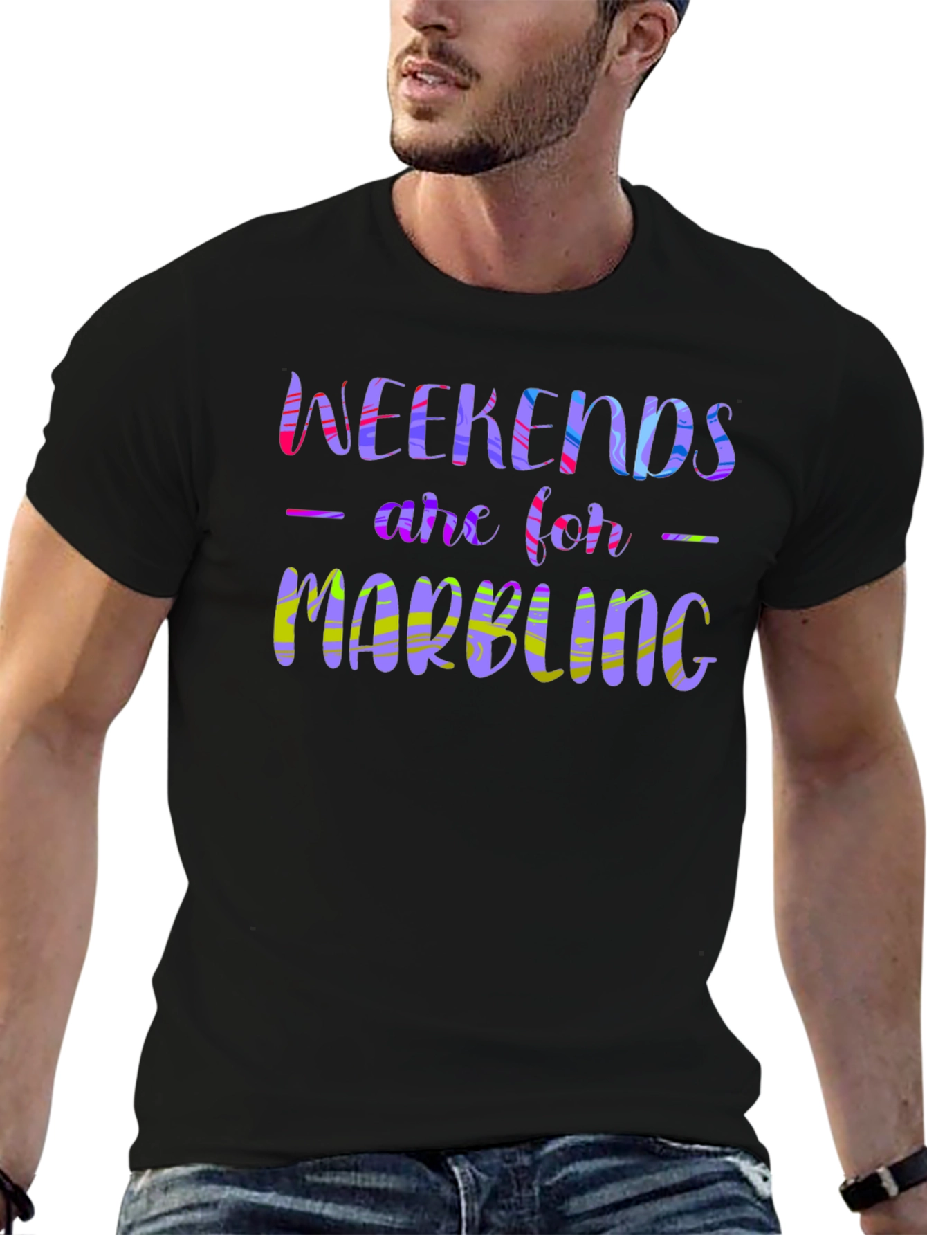 Weekends are for Marbling T-Shirt