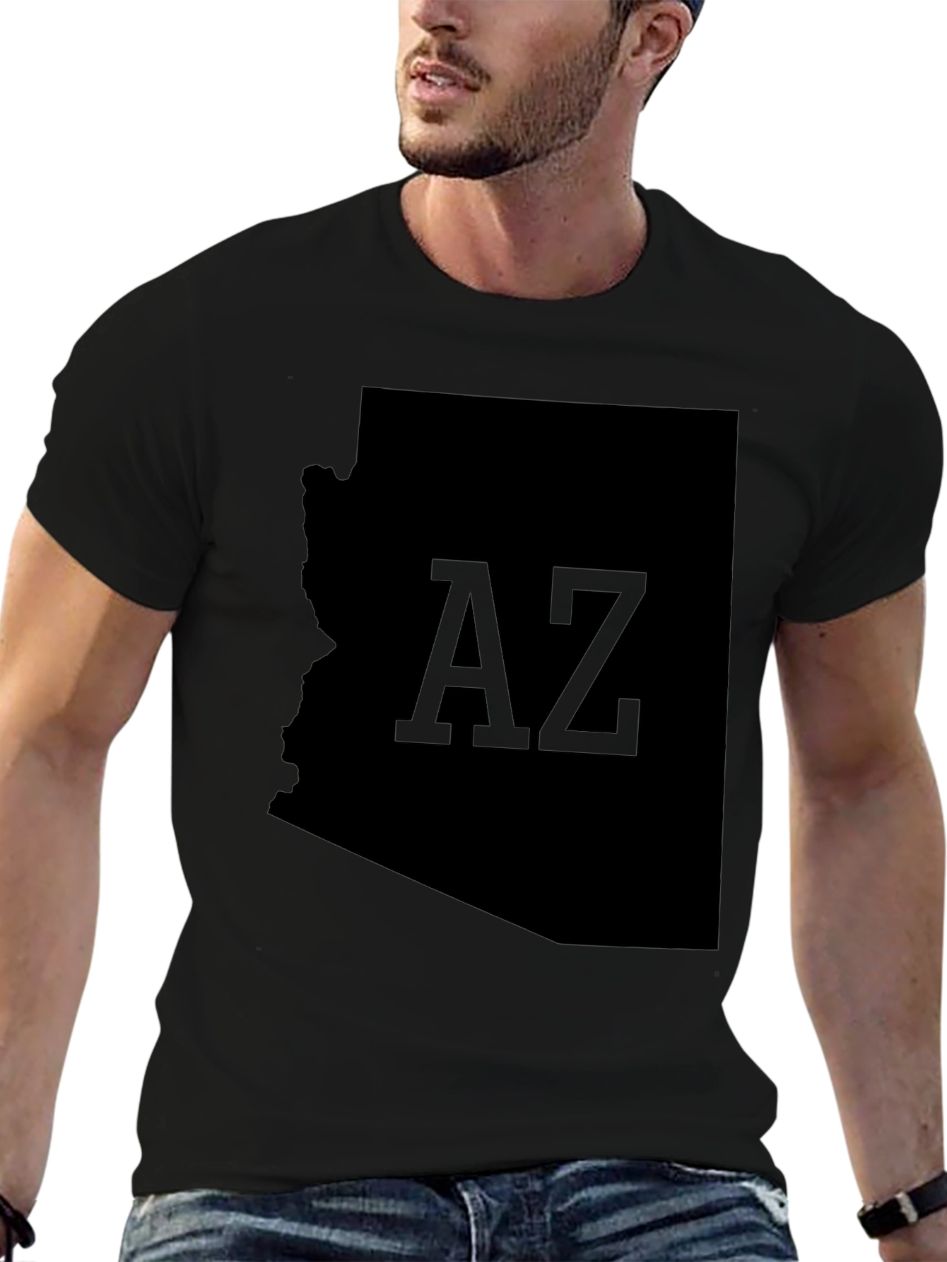 Arizona AZ State Outline Graphic T-Shirt