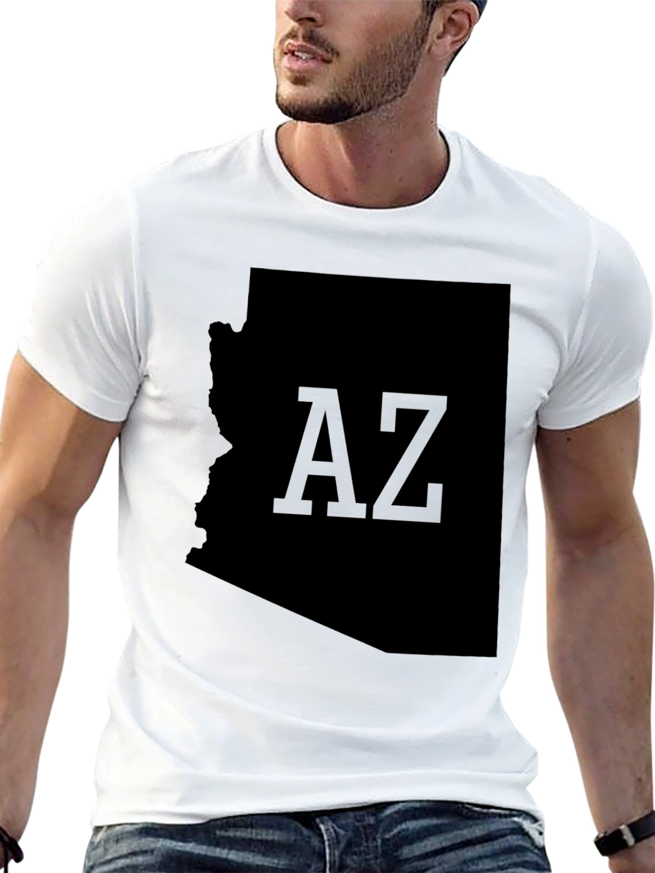 Arizona AZ State Outline Graphic T-Shirt