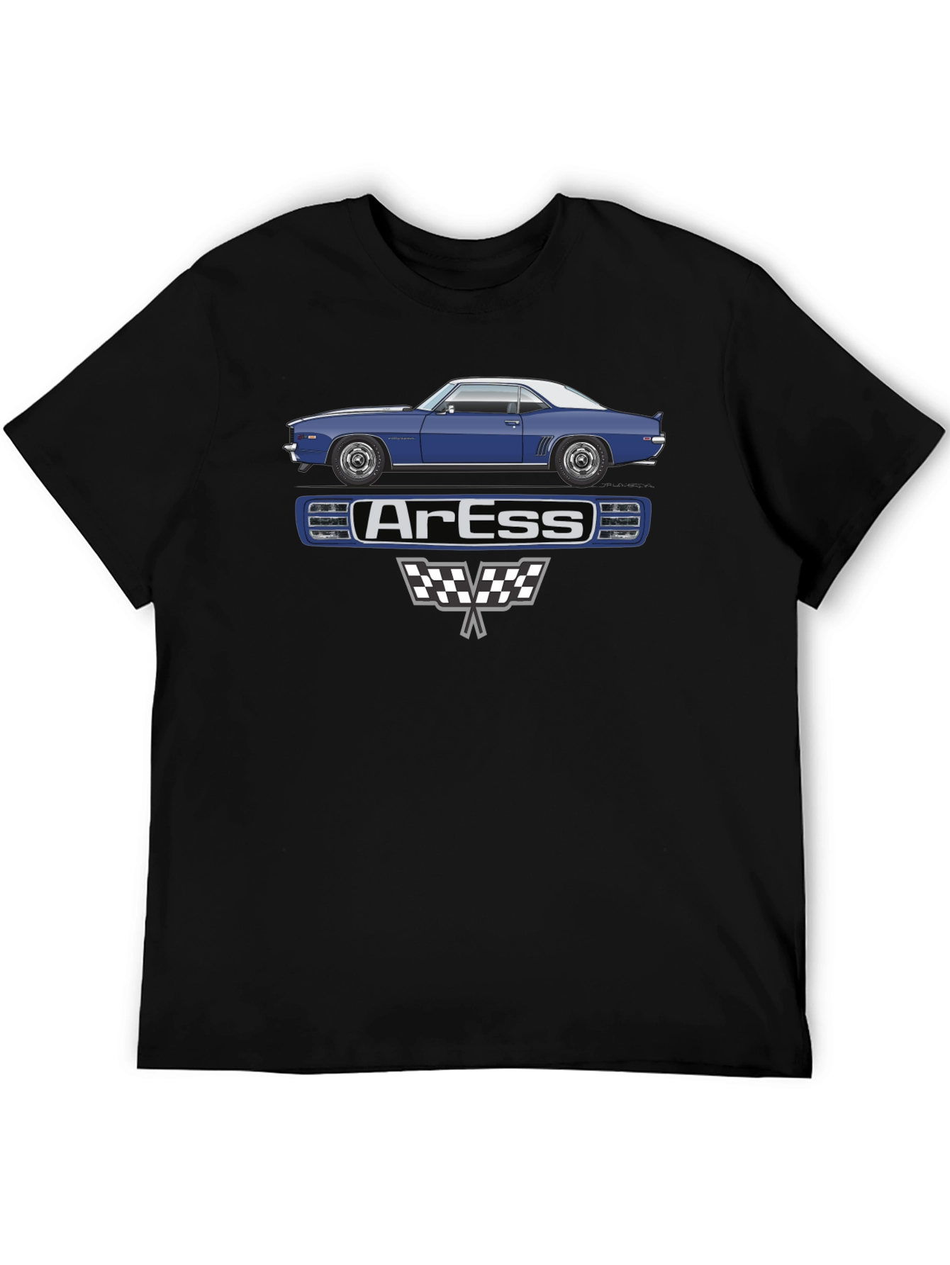 ArEss Car Graphic T-Shirt Classic Auto Tee