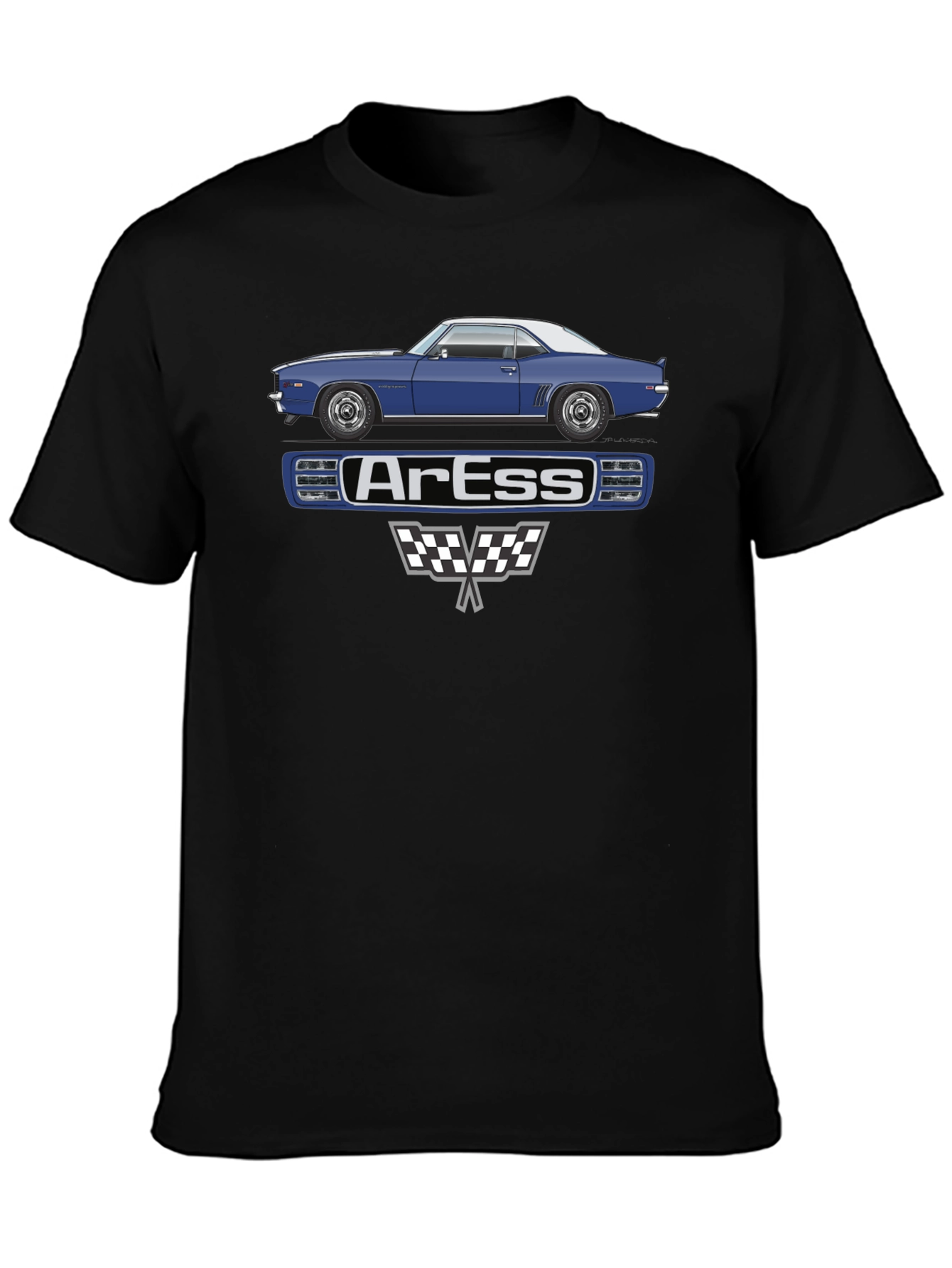 ArEss Car Graphic T-Shirt Classic Auto Tee