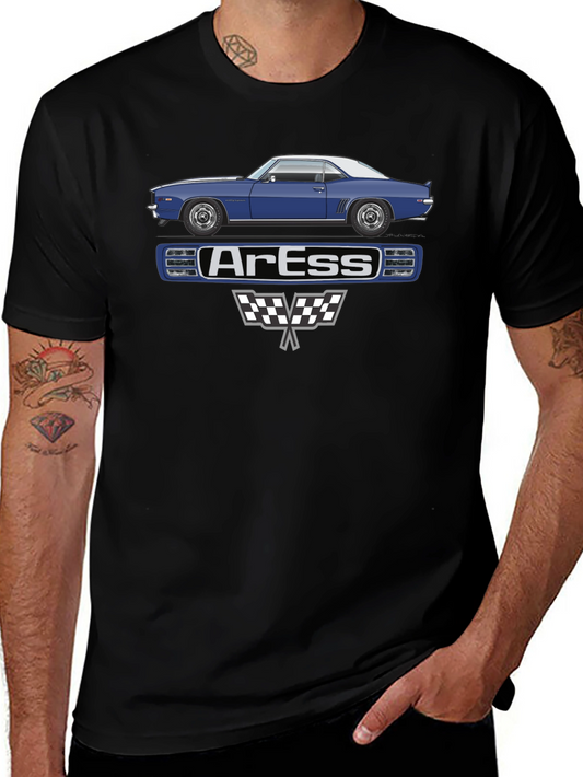 ArEss Car Graphic T-Shirt Classic Auto Tee