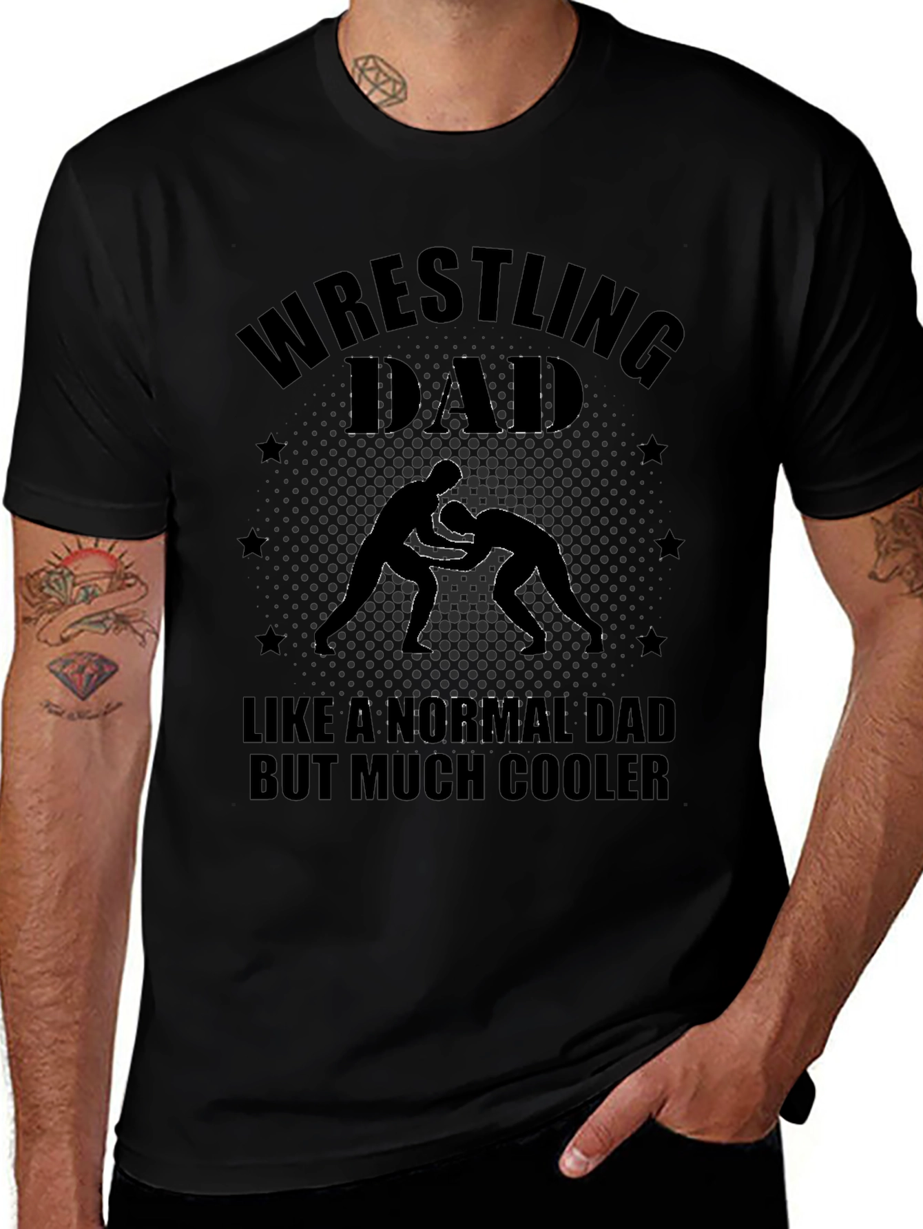 Wrestling Dad T-Shirt - Cool Dad Edition