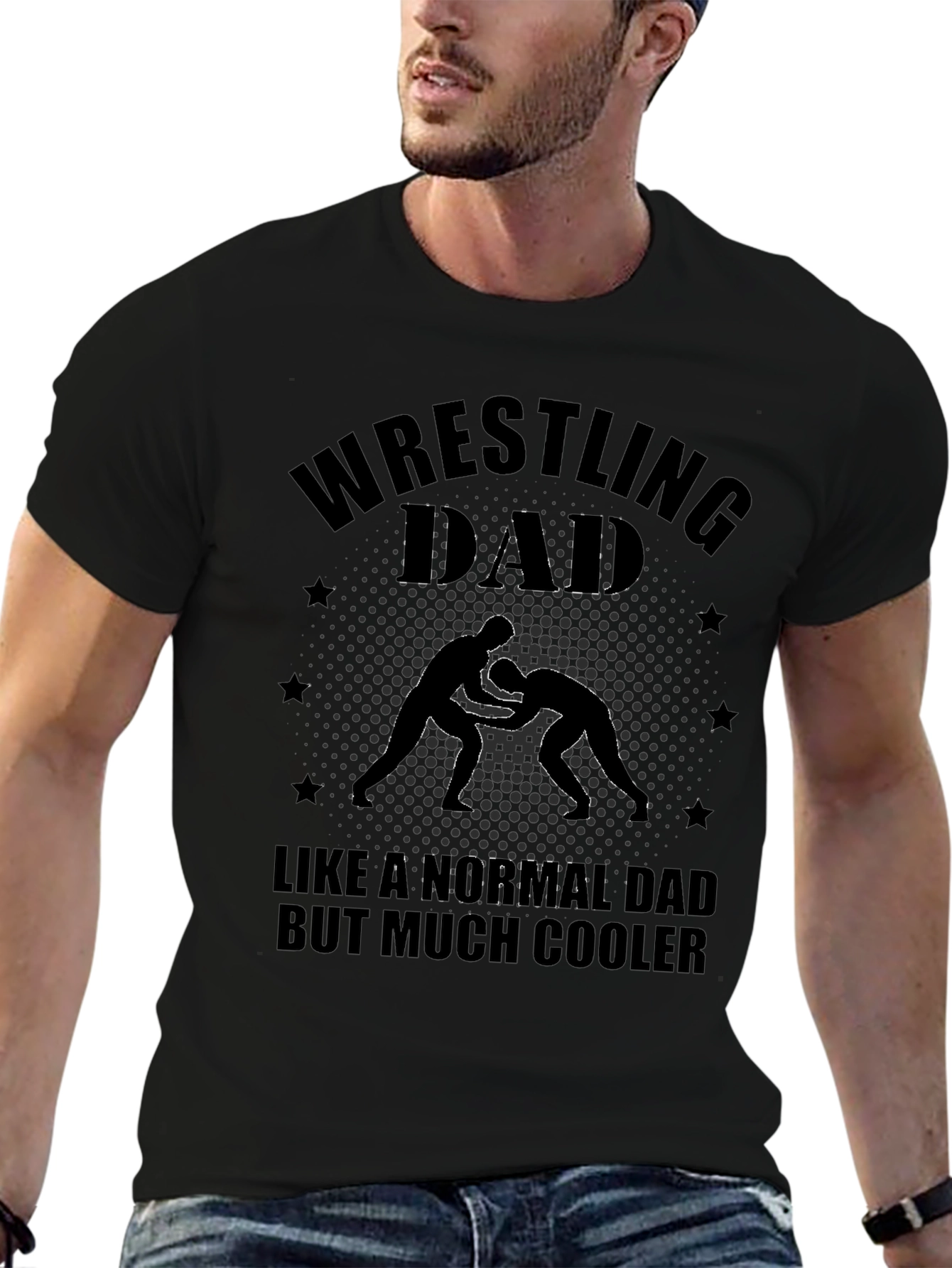Wrestling Dad T-Shirt - Cool Dad Edition