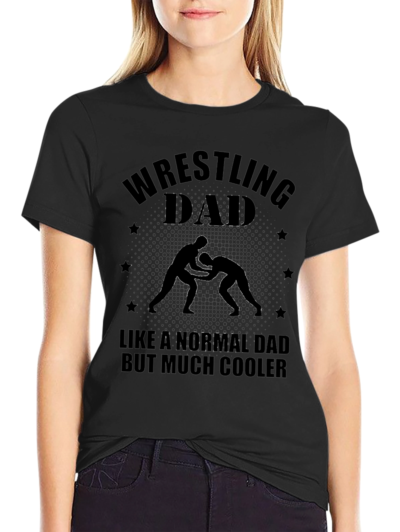 Wrestling Dad T-Shirt - Cool Dad Edition