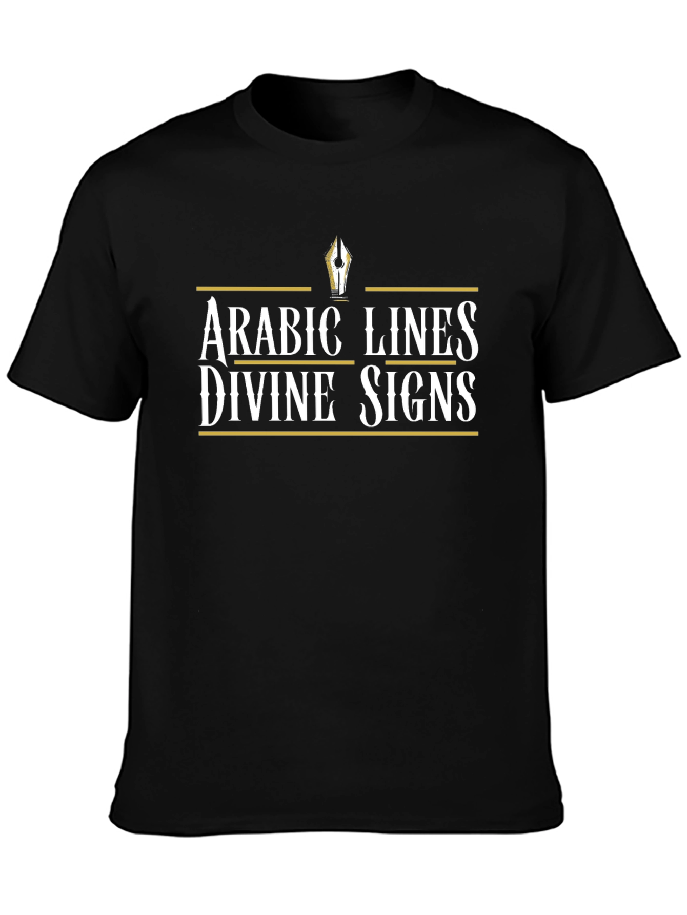 Arabic Lines Divine Signs Graphic Tee
