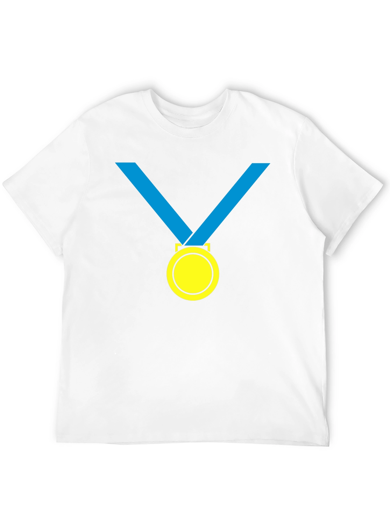 Winners Medal Graphic Tee - Black Cotton T-Shirt