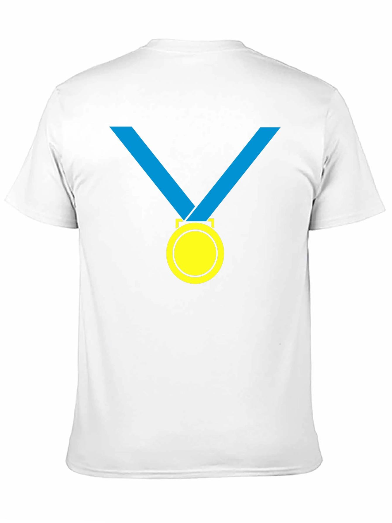 Winners Medal Graphic Tee - Black Cotton T-Shirt