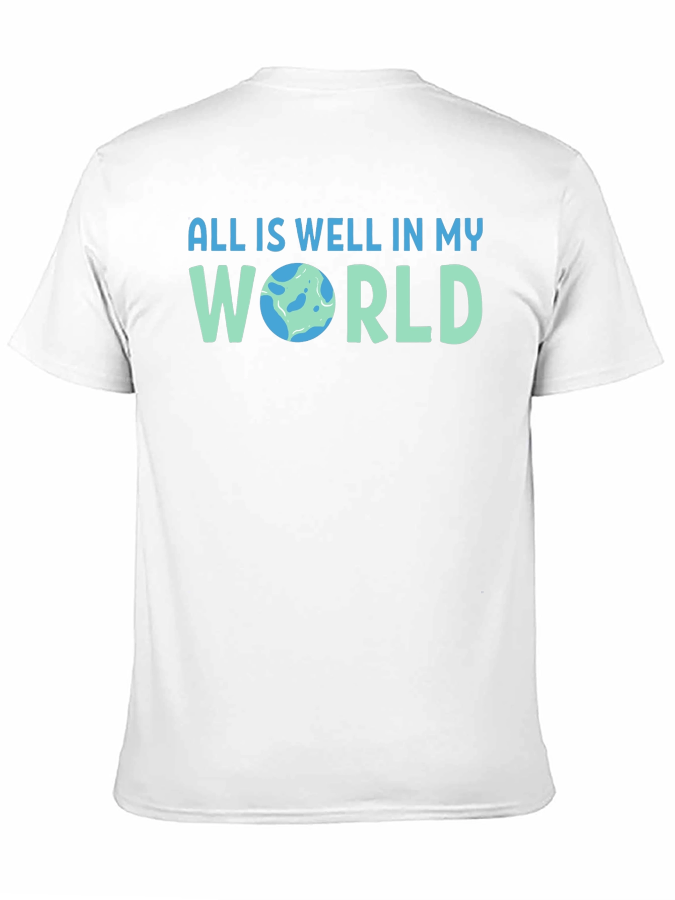 All is Well Earth Graphic Tee - Mens T-Shirt