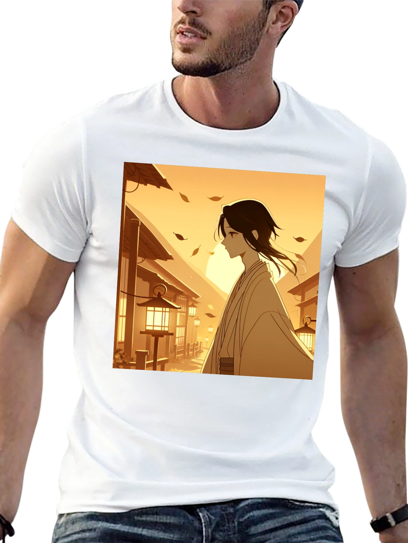 Anime Illustration Graphic Tee