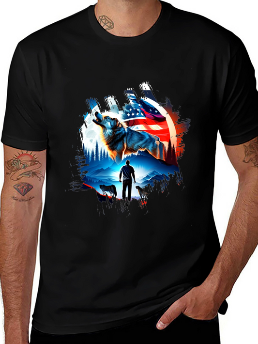 American Pride Wolf Pack T-Shirt